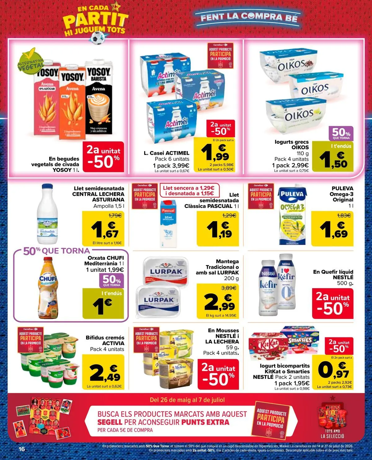 Carrefour Market - 2ª unidad al -50% 10/07/2026 - 13/07/2026 | Página: 16
