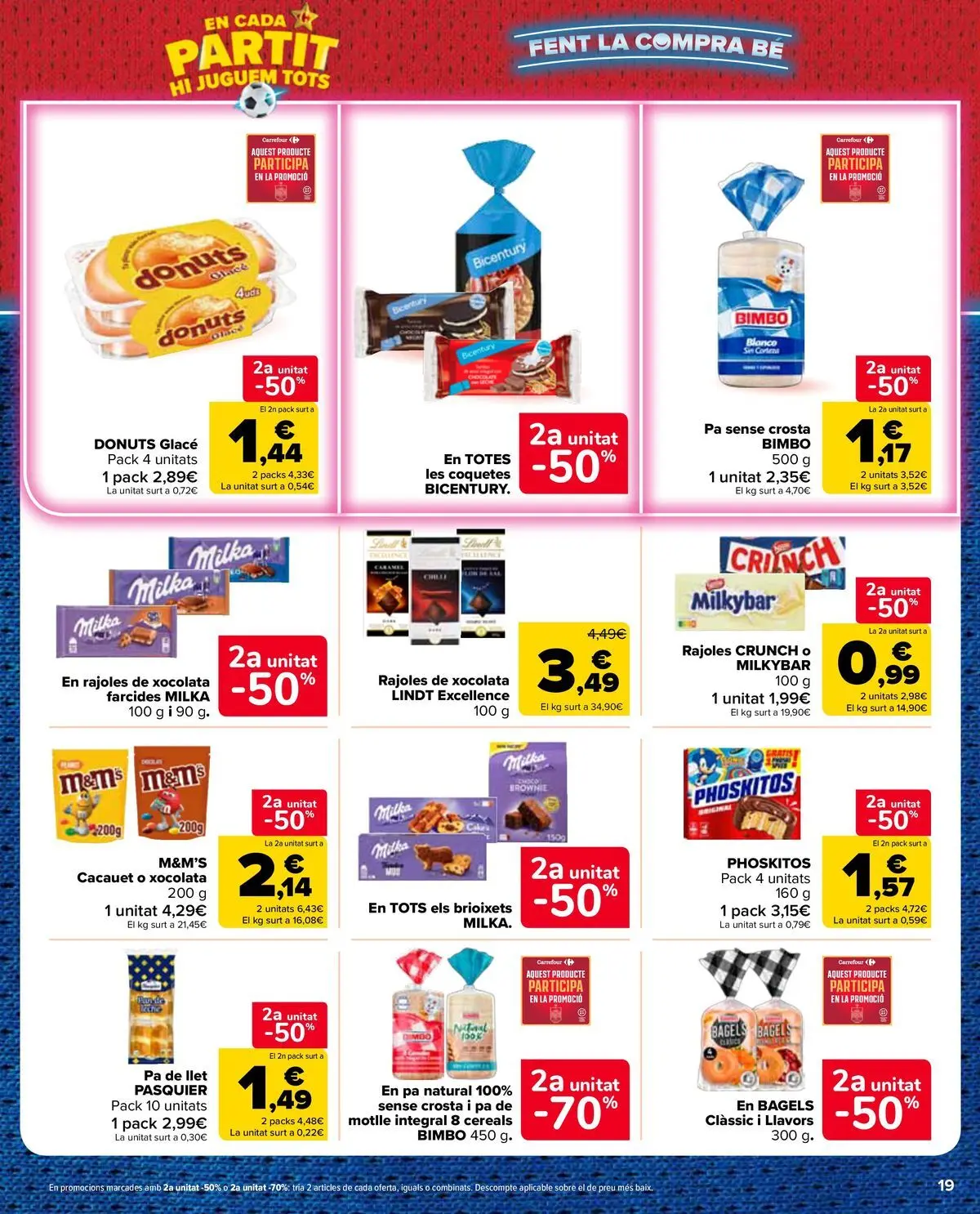Carrefour Market - 2ª unidad al -50% 10/07/2026 - 13/07/2026 | Página: 19 | Productos: Κεραία, Donuts