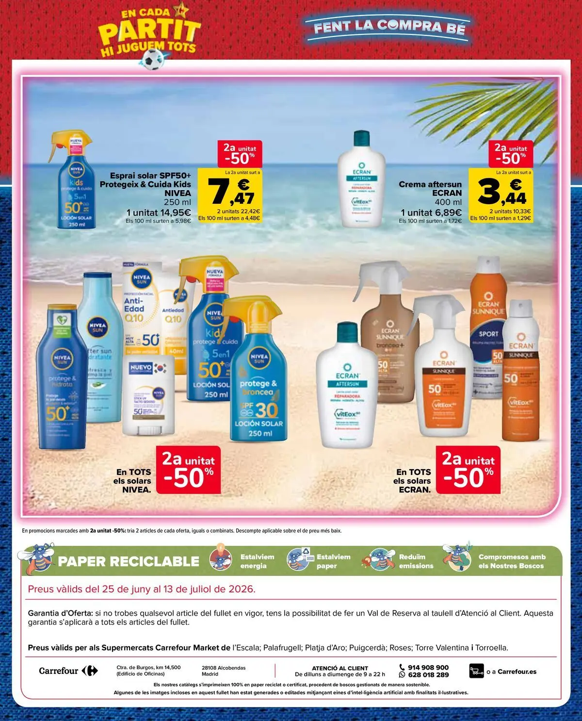 Carrefour Market - 2ª unidad al -50% 10/07/2026 - 13/07/2026 | Página: 32 | Productos: Crema