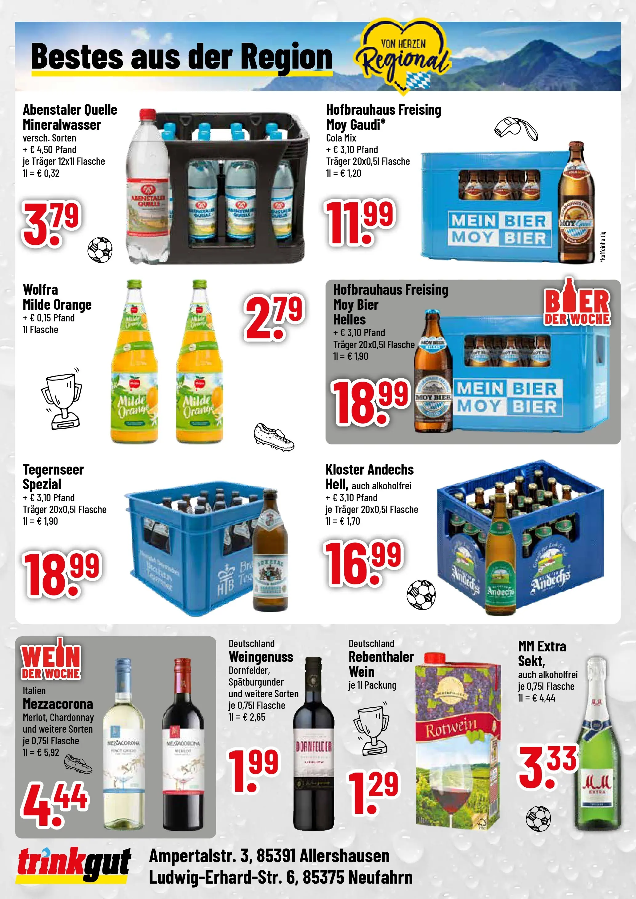 Trinkgut - trinkgut: Wochenangebote (ab 28.06.2026) » Angebote online | Seite: 4 | Produkte: Cola, Bier, Mineralwasser, Wein