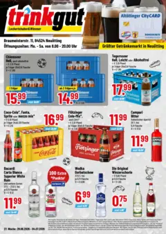 Trinkgut - trinkgut: Wochenangebote ab 28.06.2026 gültig