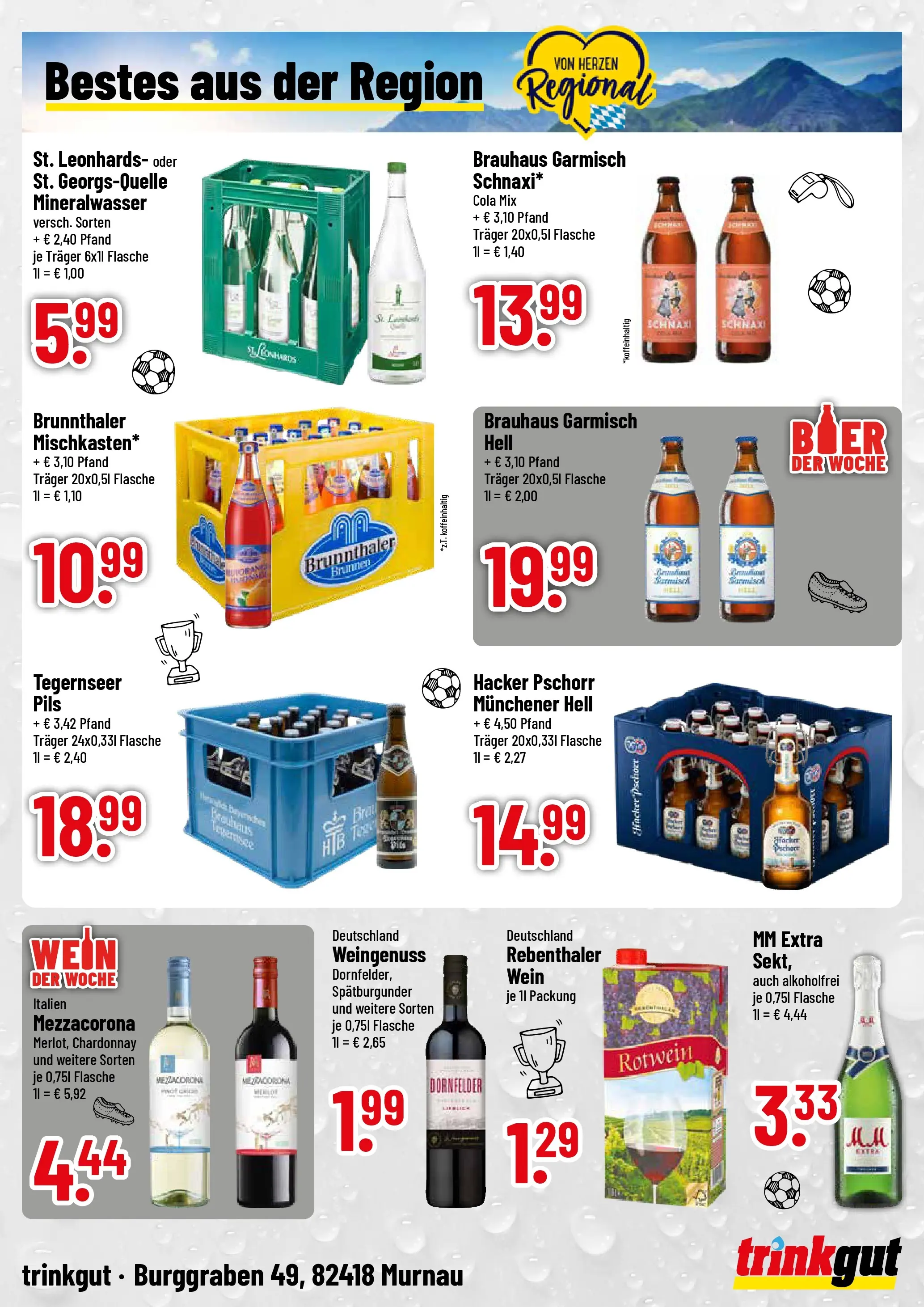 Trinkgut - trinkgut: Wochenangebote (ab 28.06.2026) » Angebote online | Seite: 4 | Produkte: Cola, Rotwein, Pils, Wein