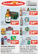 Getr&auml;nke Oase Getr&auml;nke Oase: Getr&auml;nkeangebote - bis 04.07.2026