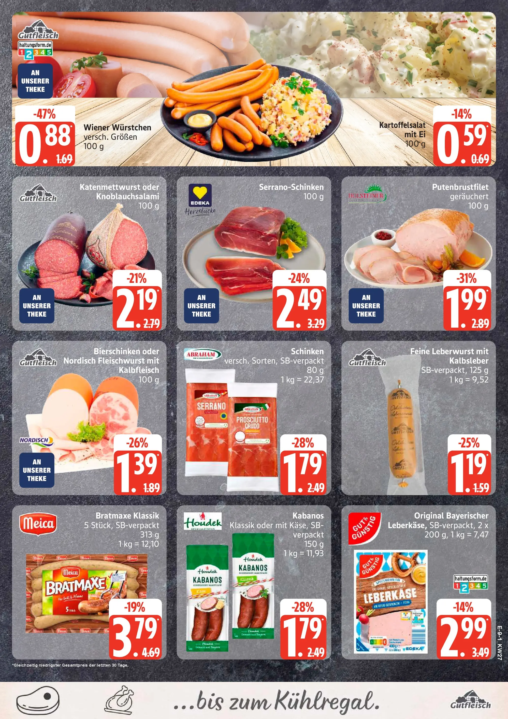 Edeka - EDEKA: Wochenangebote (ab 28.06.2026) » Angebote Online | Seite: 10 | Produkte: Ofen, Wiener wurstchen, Theke, Schinken