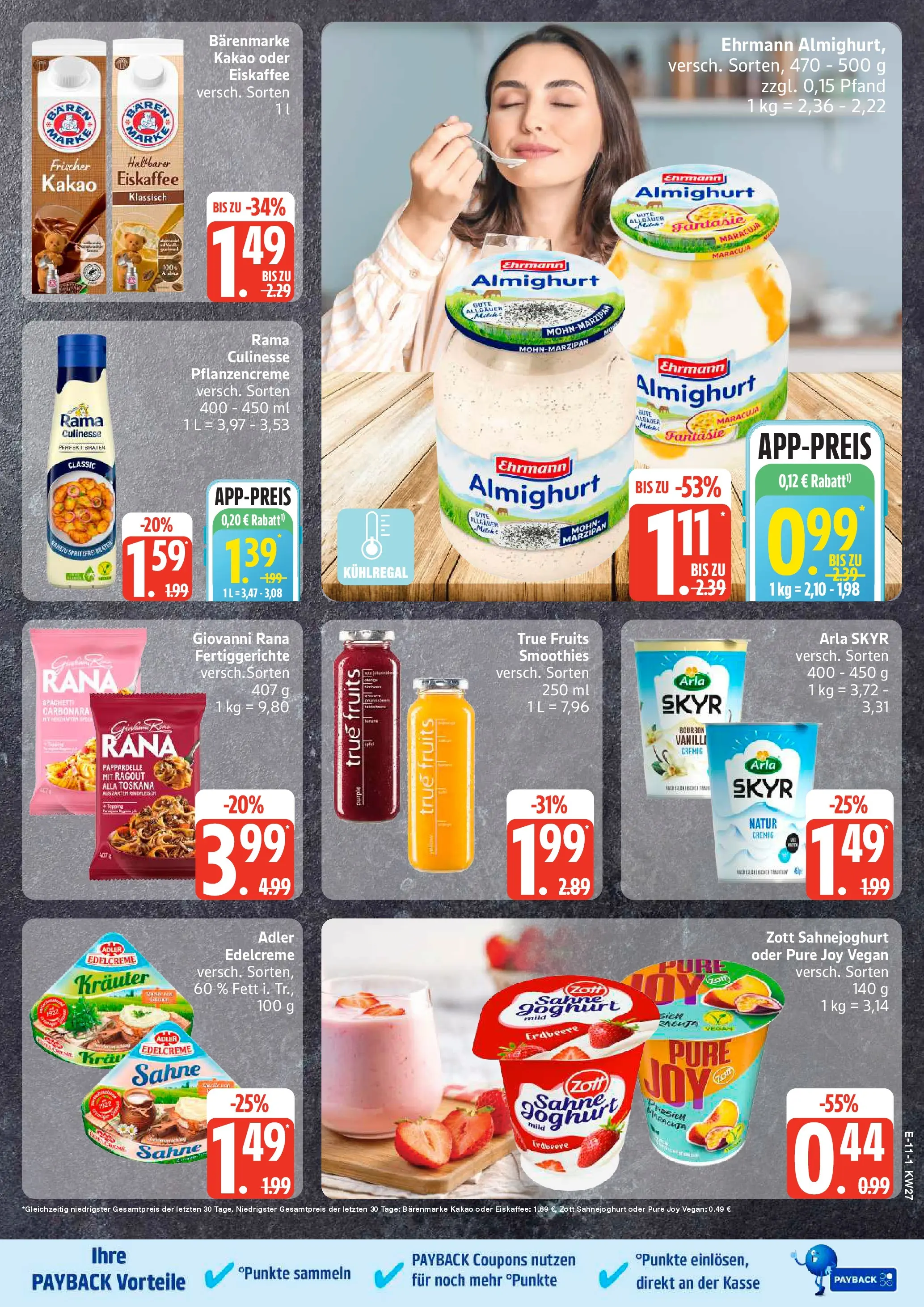 Edeka - EDEKA: Wochenangebote (ab 28.06.2026) » Angebote Online | Seite: 12 | Produkte: Skyr, Arla skyr, Fertiggerichte, Bourbon