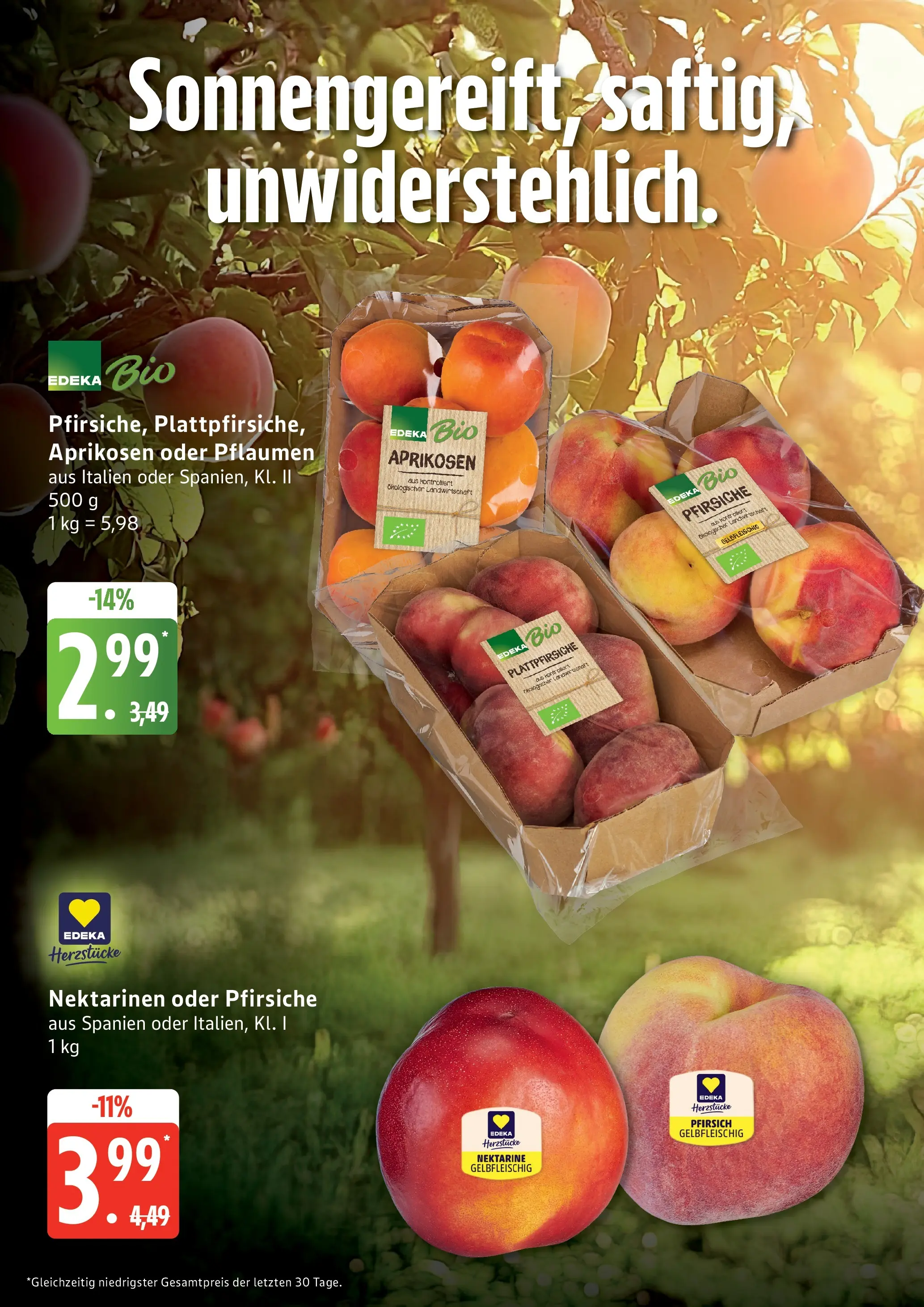 Edeka - EDEKA: Wochenangebote (ab 28.06.2026) » Angebote Online | Seite: 7 | Produkte: Pflaumen, Nektarinen, Pfirsich, Nektarine
