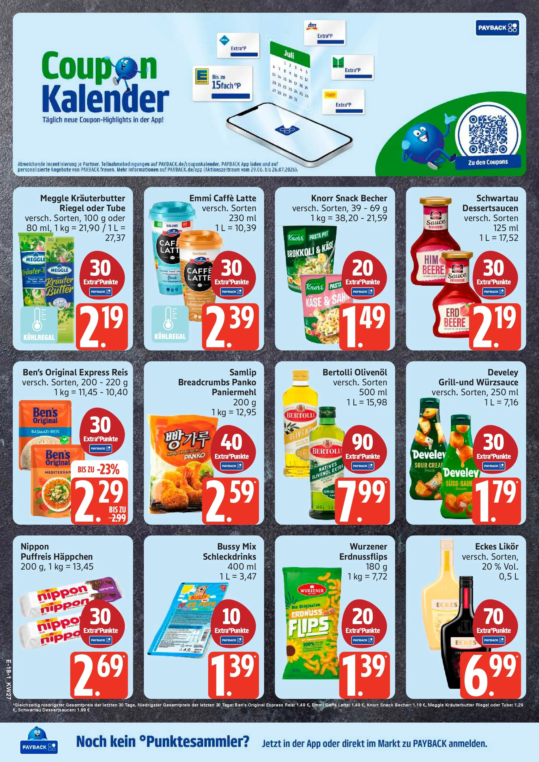 Edeka - EDEKA: Wochenangebote (ab 28.06.2026) » Angebote Online | Seite: 23 | Produkte: Käse, Likör, Knorr, Pasta