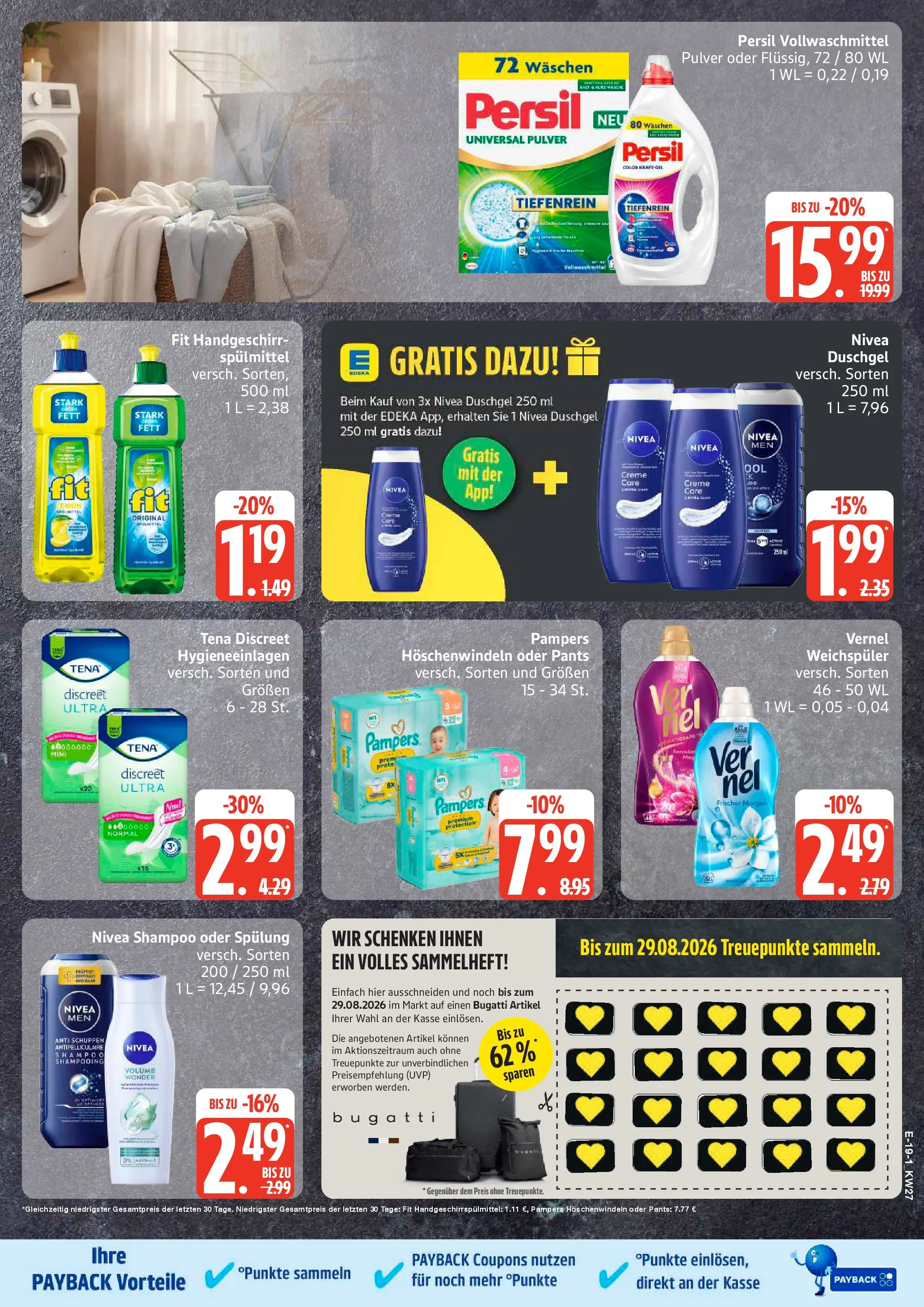 Edeka - EDEKA: Wochenangebote (ab 28.06.2026) » Angebote Online | Seite: 24 | Produkte: Spülung, Creme, Duschgel, Weichspüler