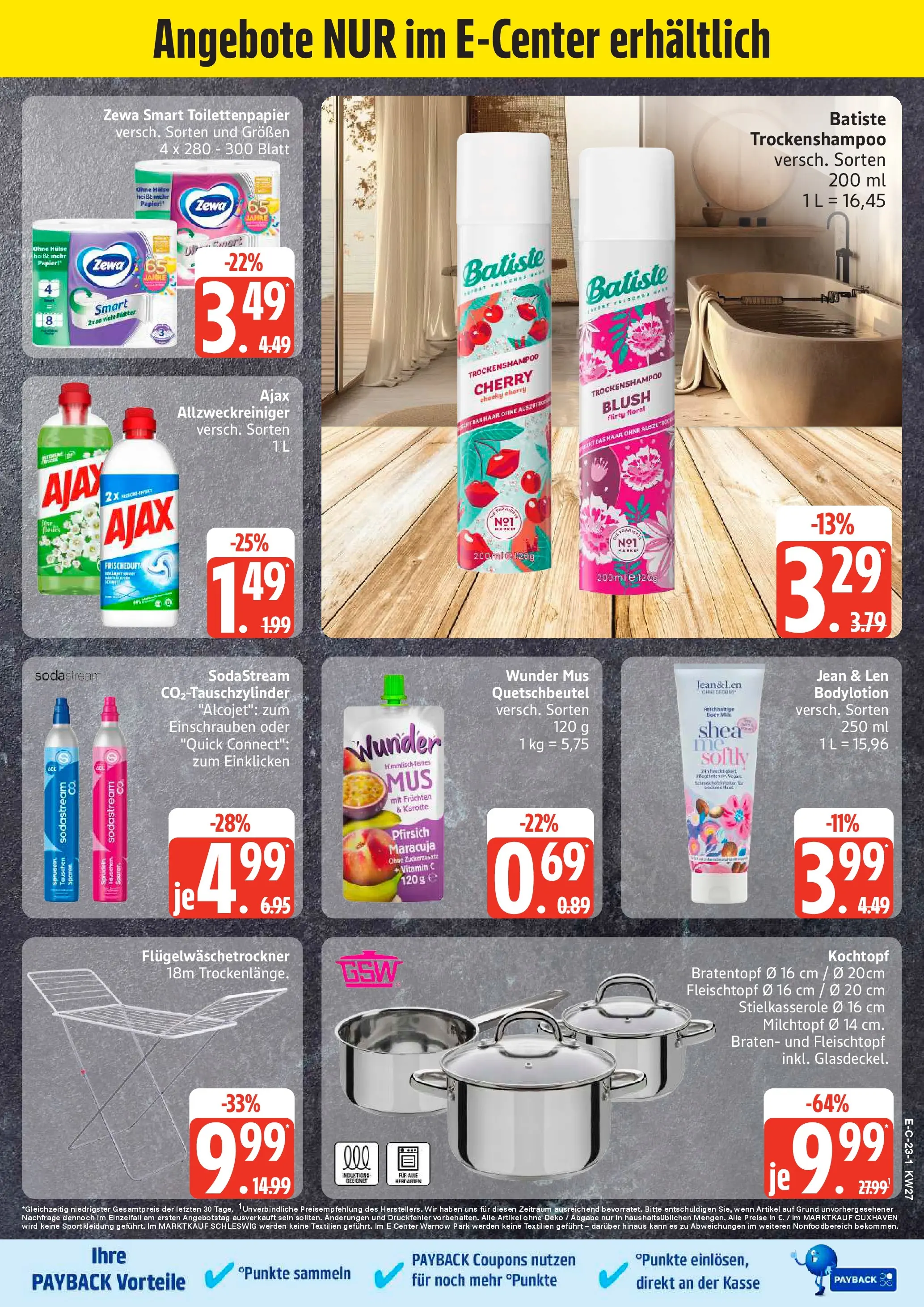 Edeka - EDEKA: Wochenangebote (ab 28.06.2026) » Angebote Online | Seite: 23 | Produkte: Zewa, Blush, Karotte, Toilettenpapier