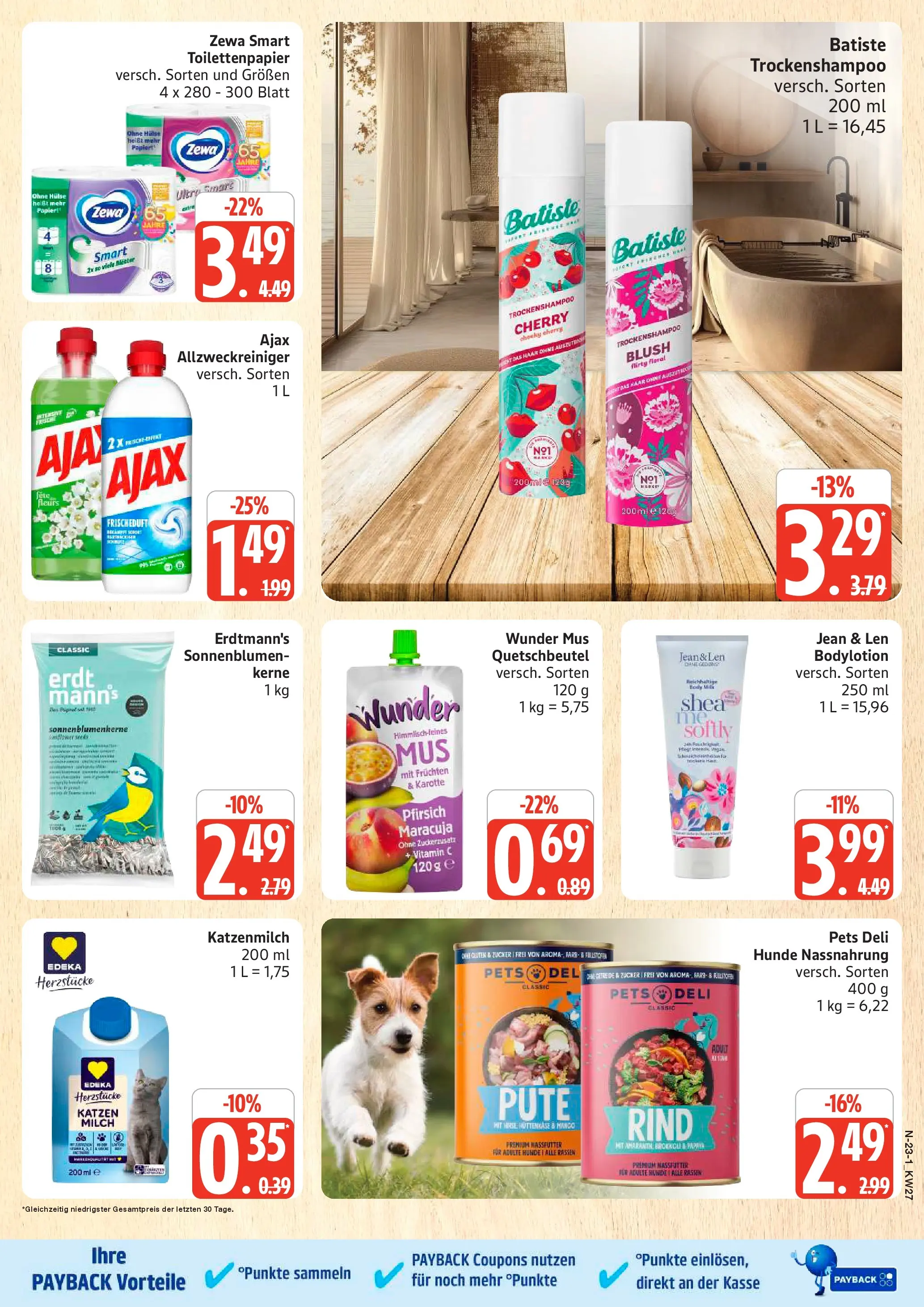 Edeka - EDEKA: Wochenangebote (ab 28.06.2026) » Angebote Online | Seite: 23 | Produkte: Brokkoli, Zucker, Pfirsich, Blush