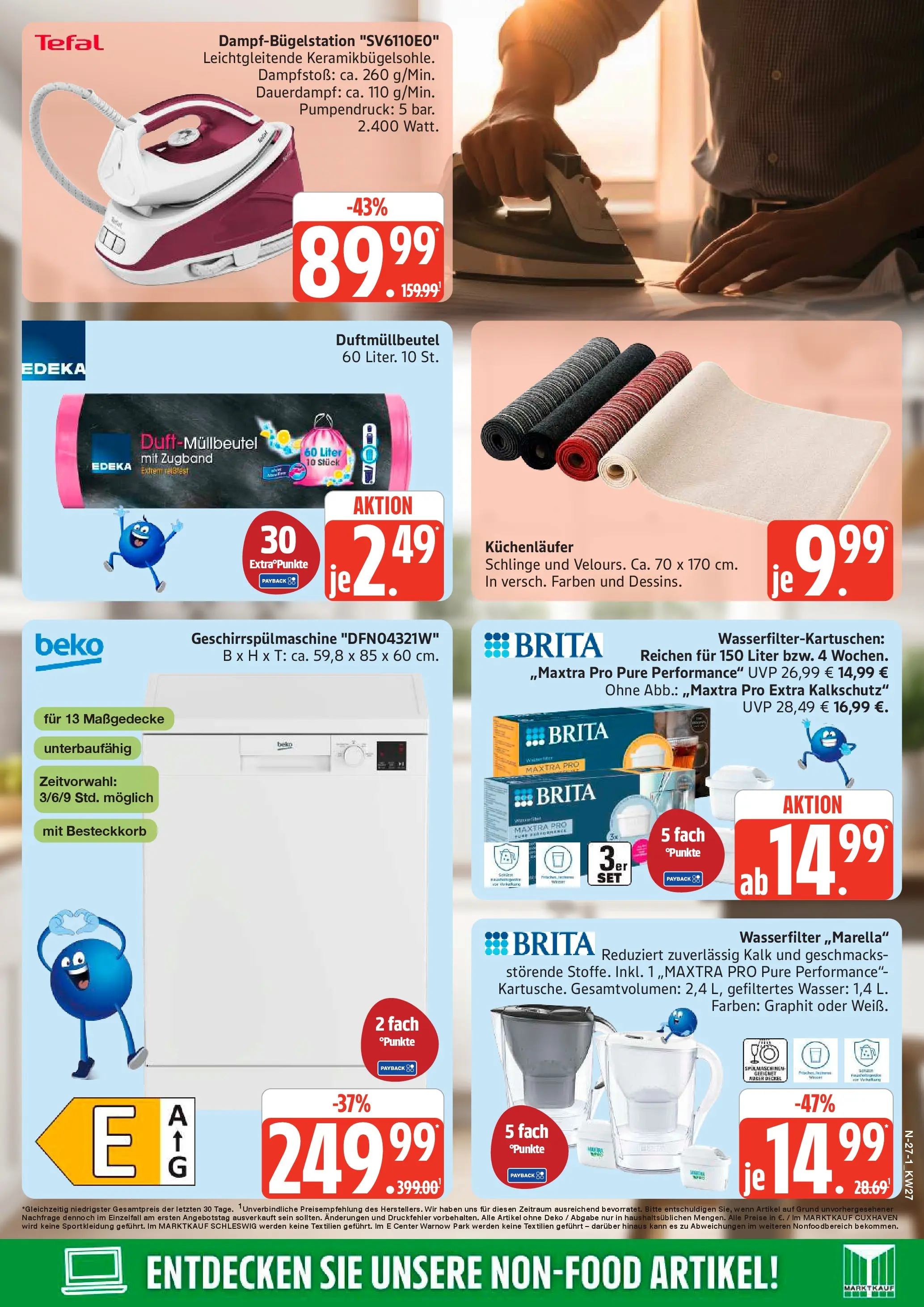 Edeka - EDEKA: Wochenangebote (ab 28.06.2026) » Angebote Online | Seite: 27 | Produkte: Geschirrspülmaschine, Wasser