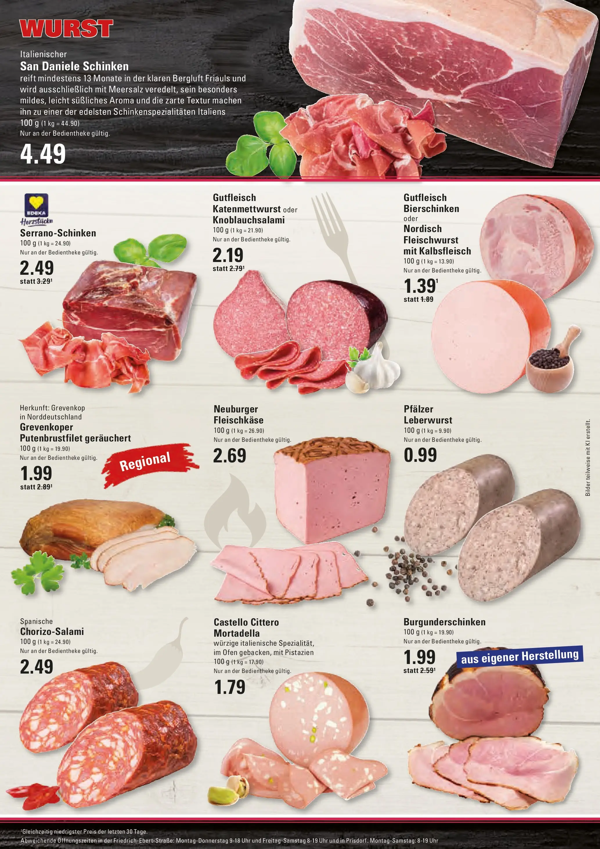 Edeka - EDEKA: Wochenangebote (ab 28.06.2026) » Angebote Online | Seite: 5 | Produkte: Pistazien, Bilder, Schinken, Uhr