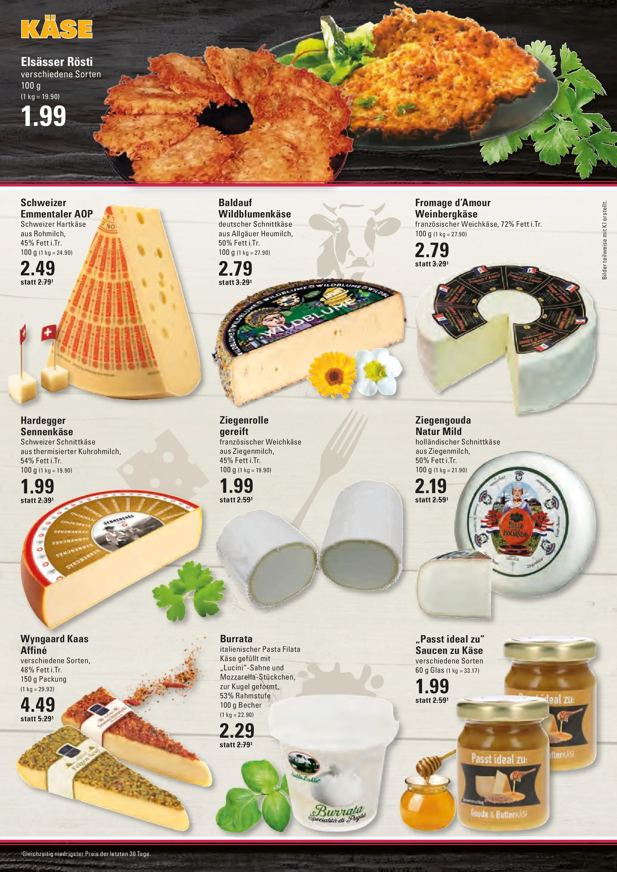 Edeka - EDEKA: Wochenangebote (ab 28.06.2026) » Angebote Online | Seite: 7 | Produkte: Käse, Bilder, Burrata, Pasta