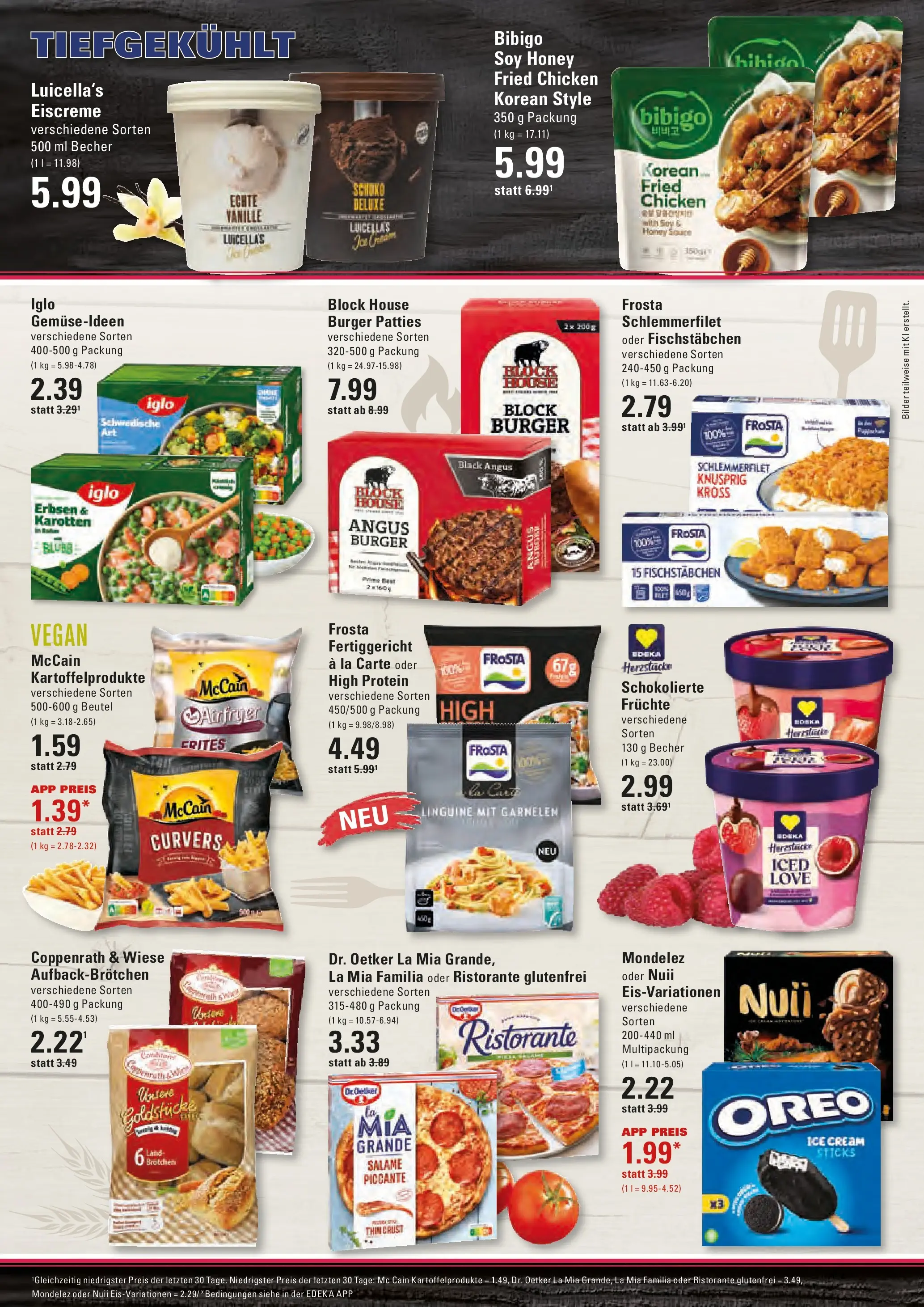Edeka - EDEKA: Wochenangebote (ab 28.06.2026) » Angebote Online | Seite: 10 | Produkte: Iglo, Garnelen, McCain, Bilder
