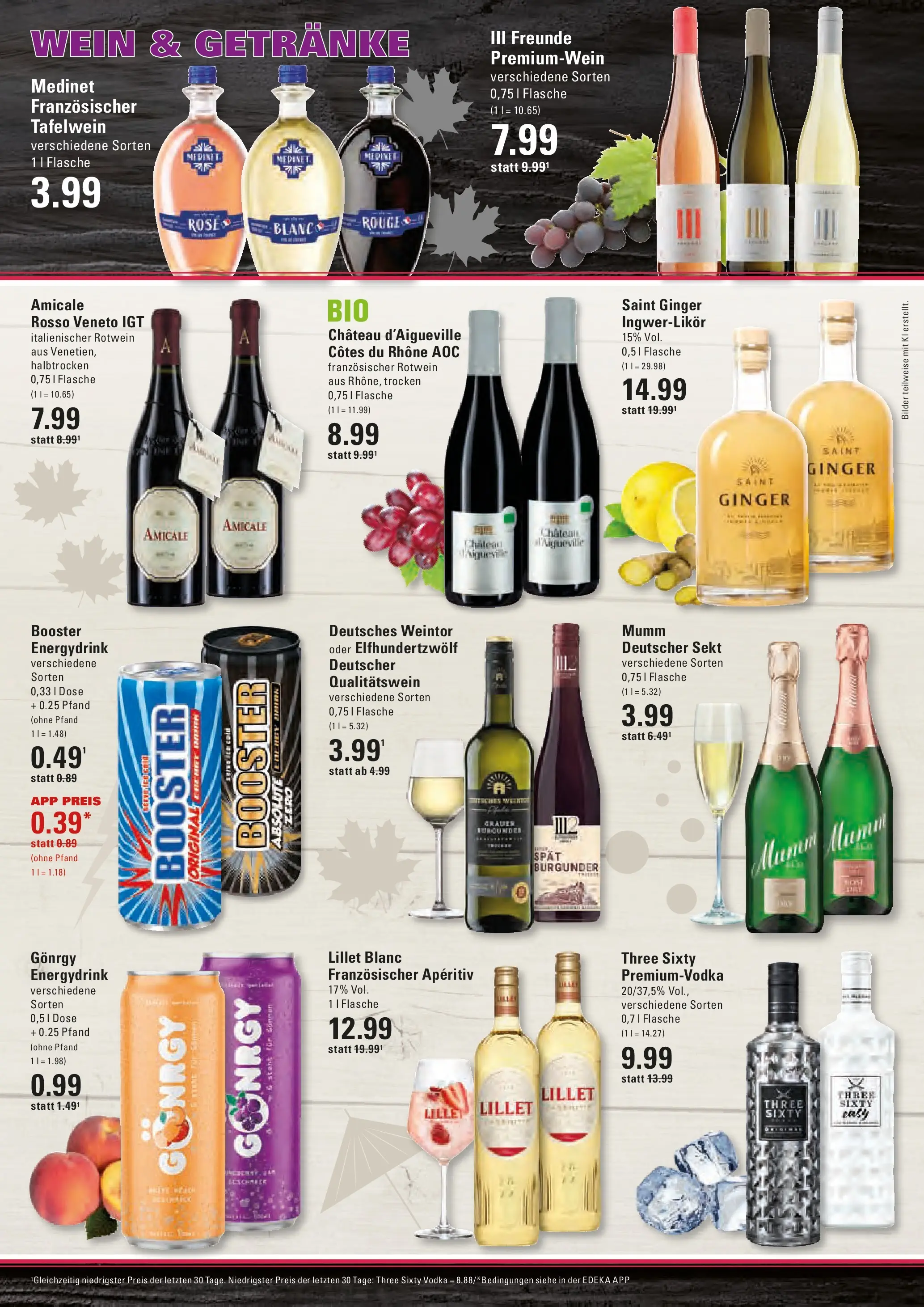 Edeka - EDEKA: Wochenangebote (ab 28.06.2026) » Angebote Online | Seite: 15 | Produkte: Sekt, Lillet, Bilder, Vodka