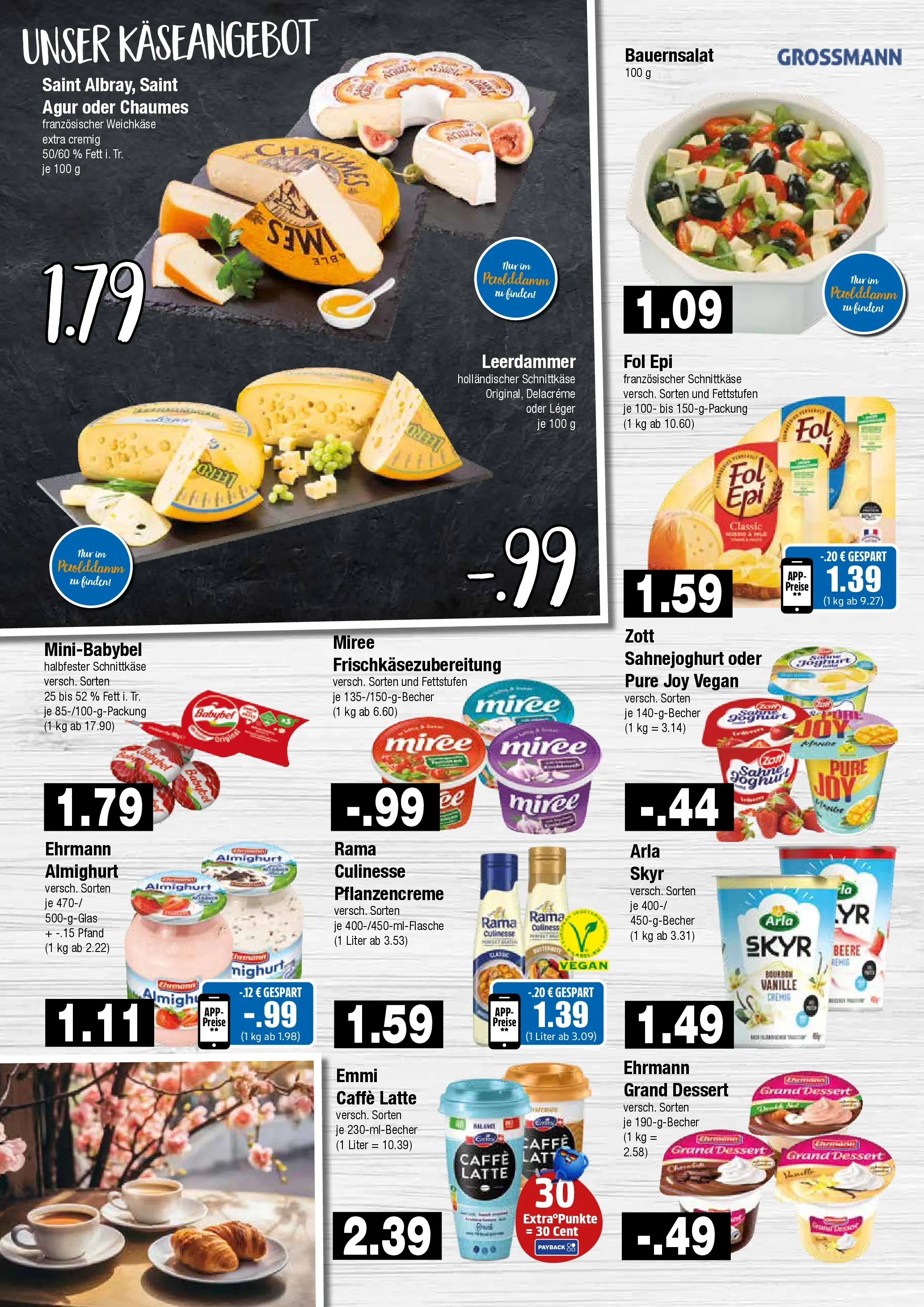 Edeka - EDEKA: Wochenangebote (ab 28.06.2026) » Angebote Online | Seite: 4 | Produkte: Rama, Leerdammer, Skyr, Babybel