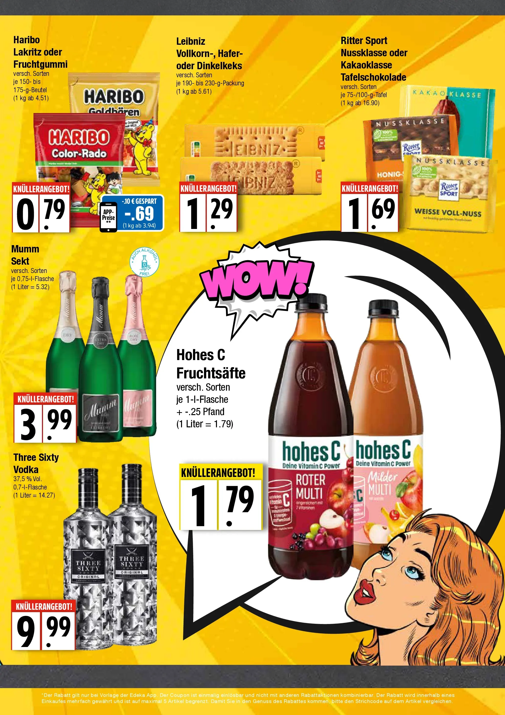 Edeka - EDEKA: Wochenangebote (ab 28.06.2026) » Angebote Online | Seite: 7 | Produkte: Haribo, Sekt, Ritter sport, Hohes c