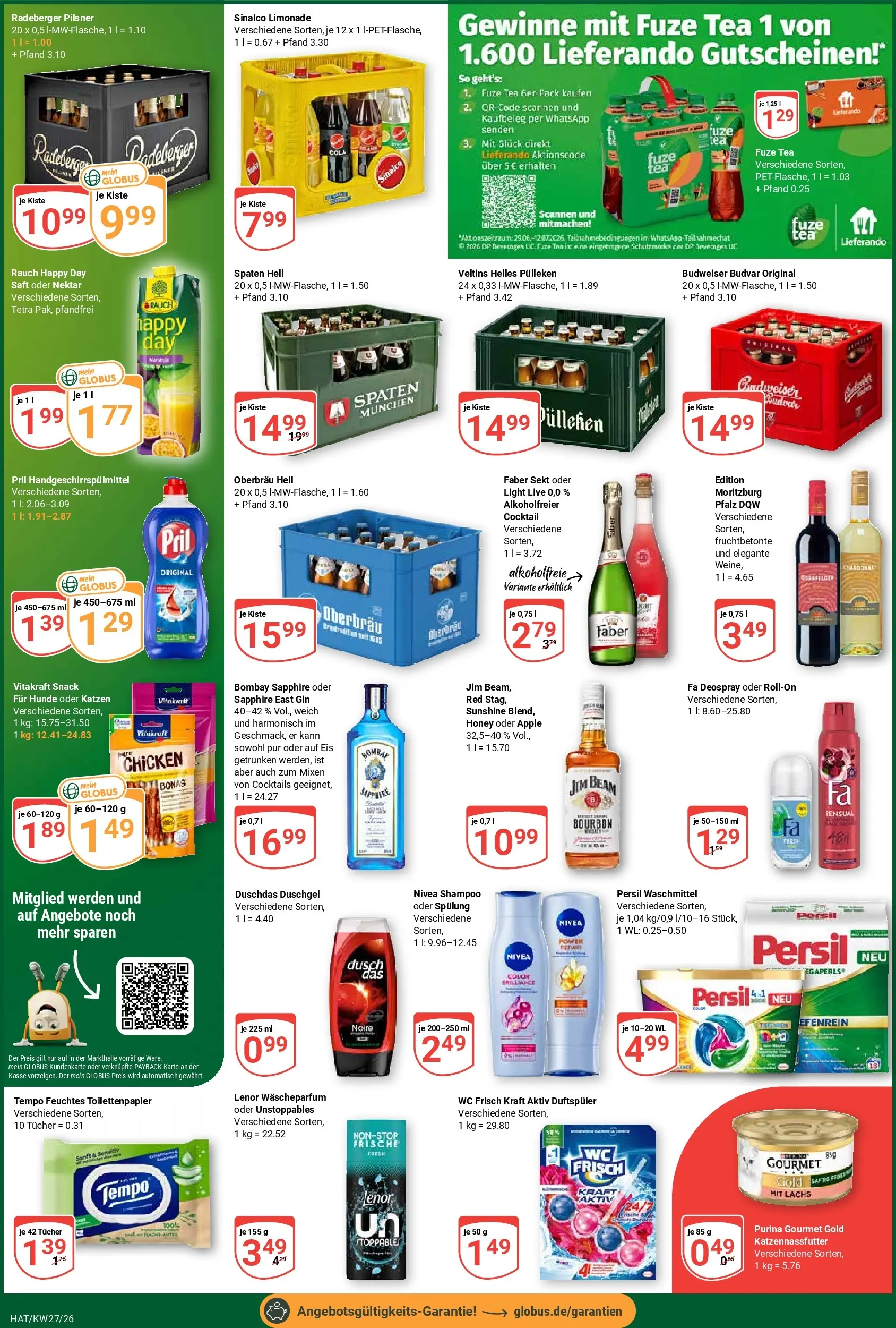 Globus Prospekt Hattersheim (ab 29.06.2026) » Angebote online | Seite: 5 | Produkte: Sekt, Duschgel, Wc frisch, Feuchtes Toilettenpapier