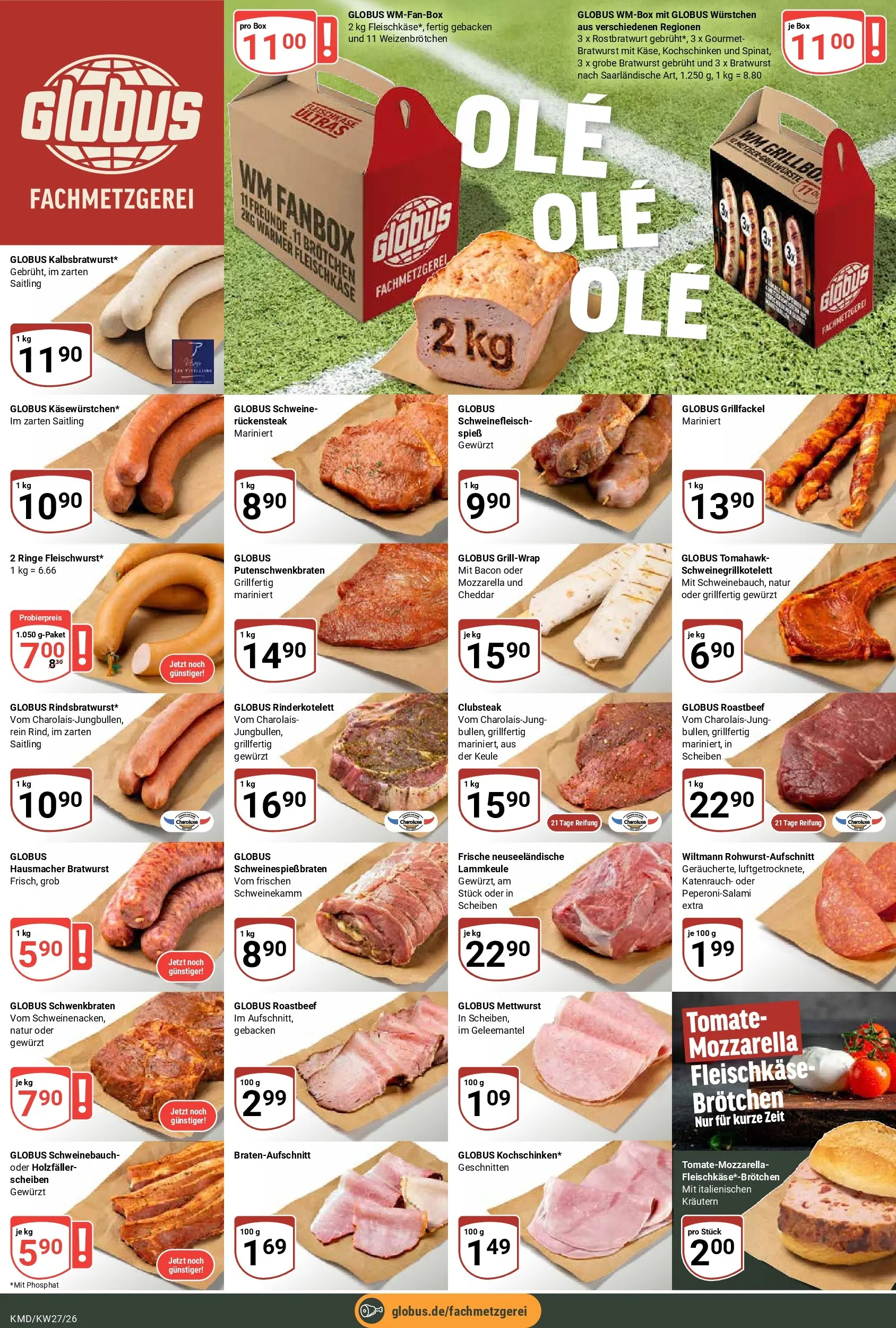 Globus Prospekt Köln (ab 29.06.2026) » Angebote online | Seite: 9 | Produkte: Lammkeule, Box, Roastbeef, Schweinefleisch