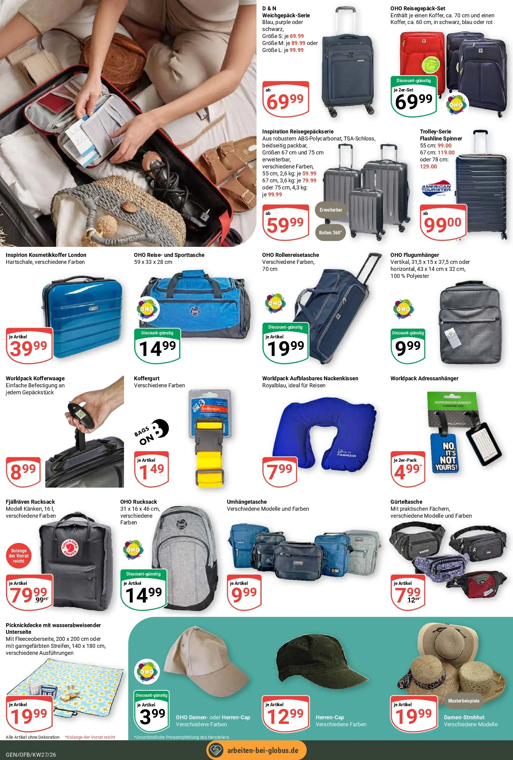 Globus Prospekt Gensingen (ab 29.06.2026) » Angebote online | Seite: 32 | Produkte: Rucksack