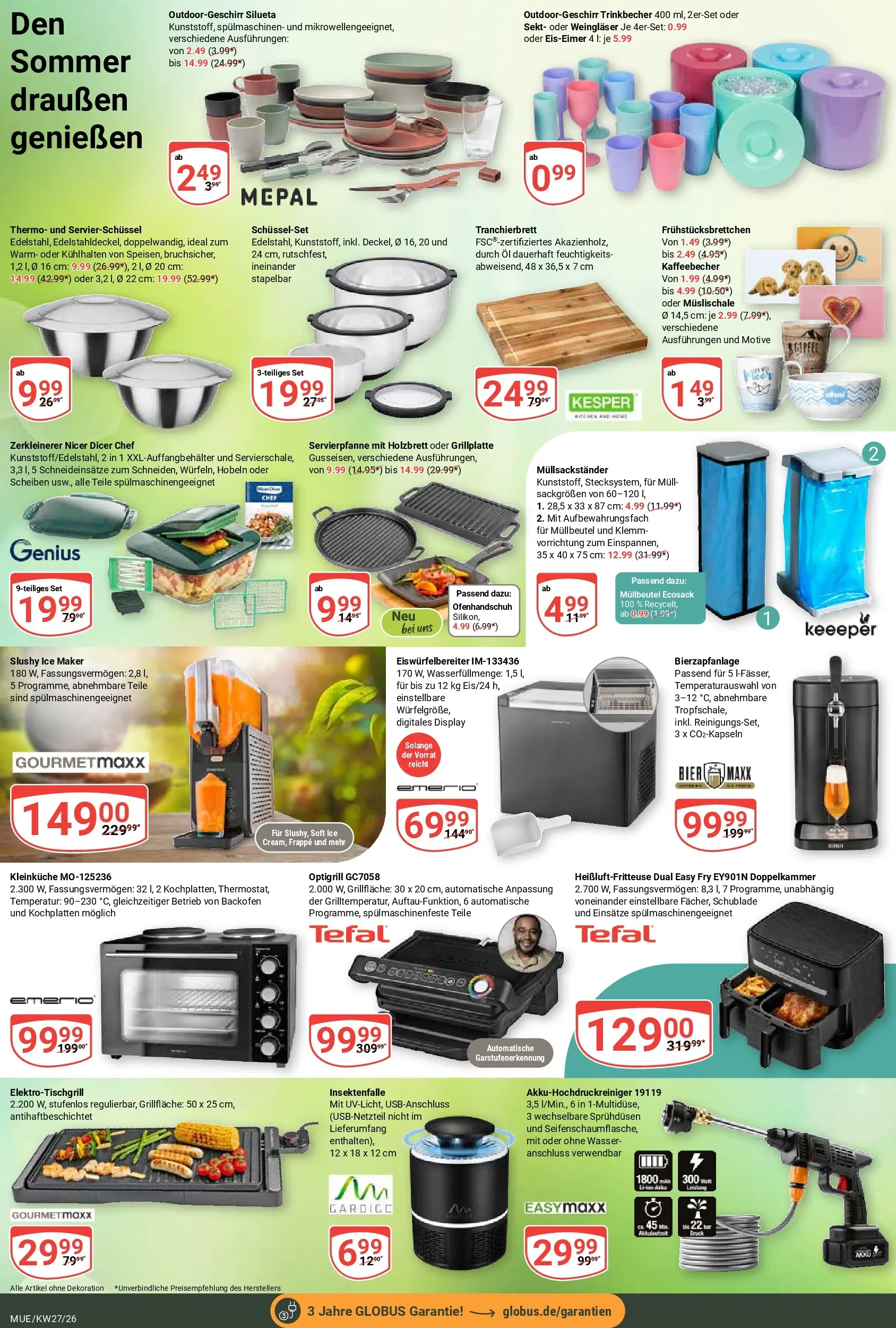 Globus Prospekt Mühldorf (ab 29.06.2026) » Angebote online | Seite: 22 | Produkte: Öl, Bier, Backofen, Heißluftfritteuse