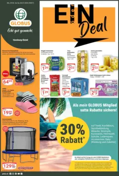 Globus Prospekt Homburg-Einöd ab 29.06.2026 gültig Globus Prospekt Homburg-Einöd ab 29.06.2026 gültig