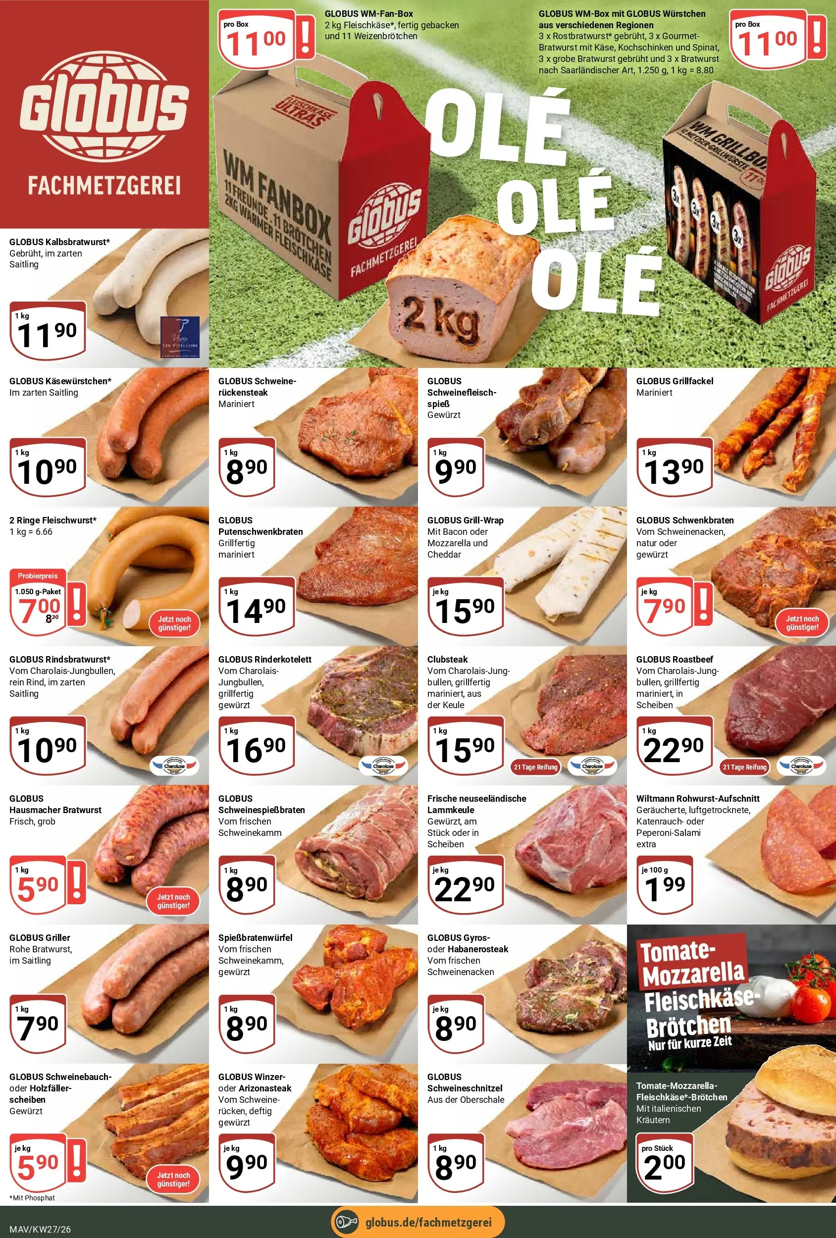 Globus Prospekt Mannheim (ab 29.06.2026) » Angebote online | Seite: 8 | Produkte: Schweinebauch, Schweinenacken, Gyros, Schweinefleisch