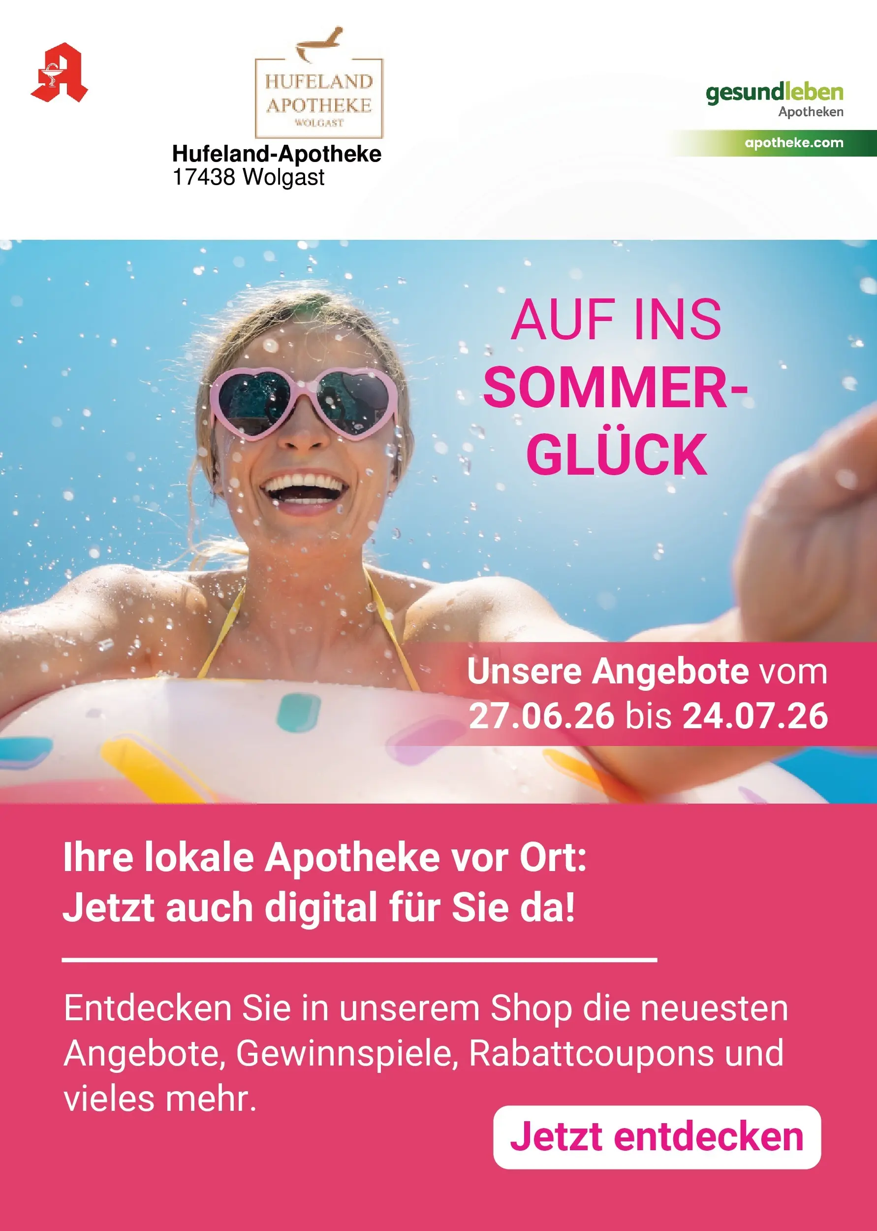 Angebote - Ihre Apotheke vor Ort: Jetzt alle Angebote auch online entdecken! (ab 26.06.2026) zum Blättern | Seite: 1