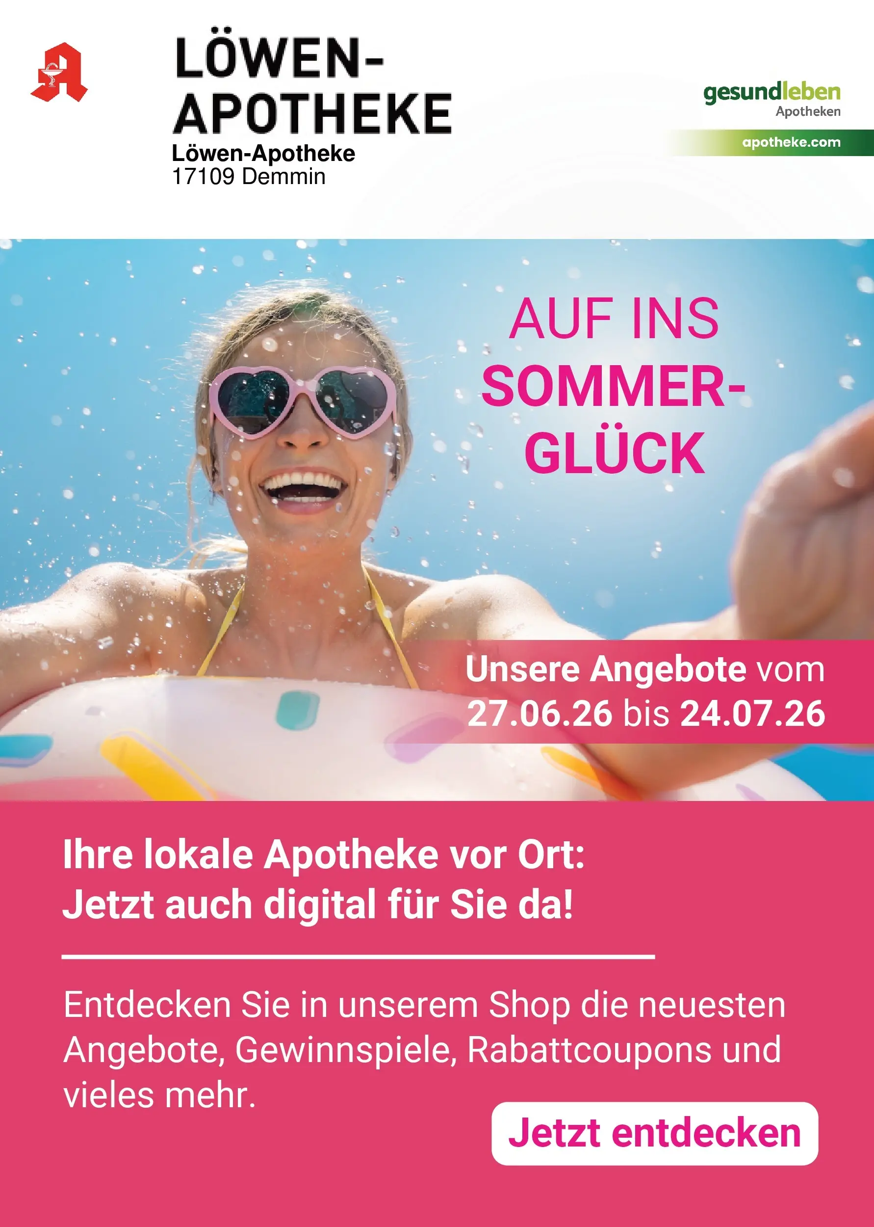 Angebote - Ihre Apotheke vor Ort: Jetzt alle Angebote auch online entdecken! (ab 26.06.2026) zum Blättern | Seite: 1