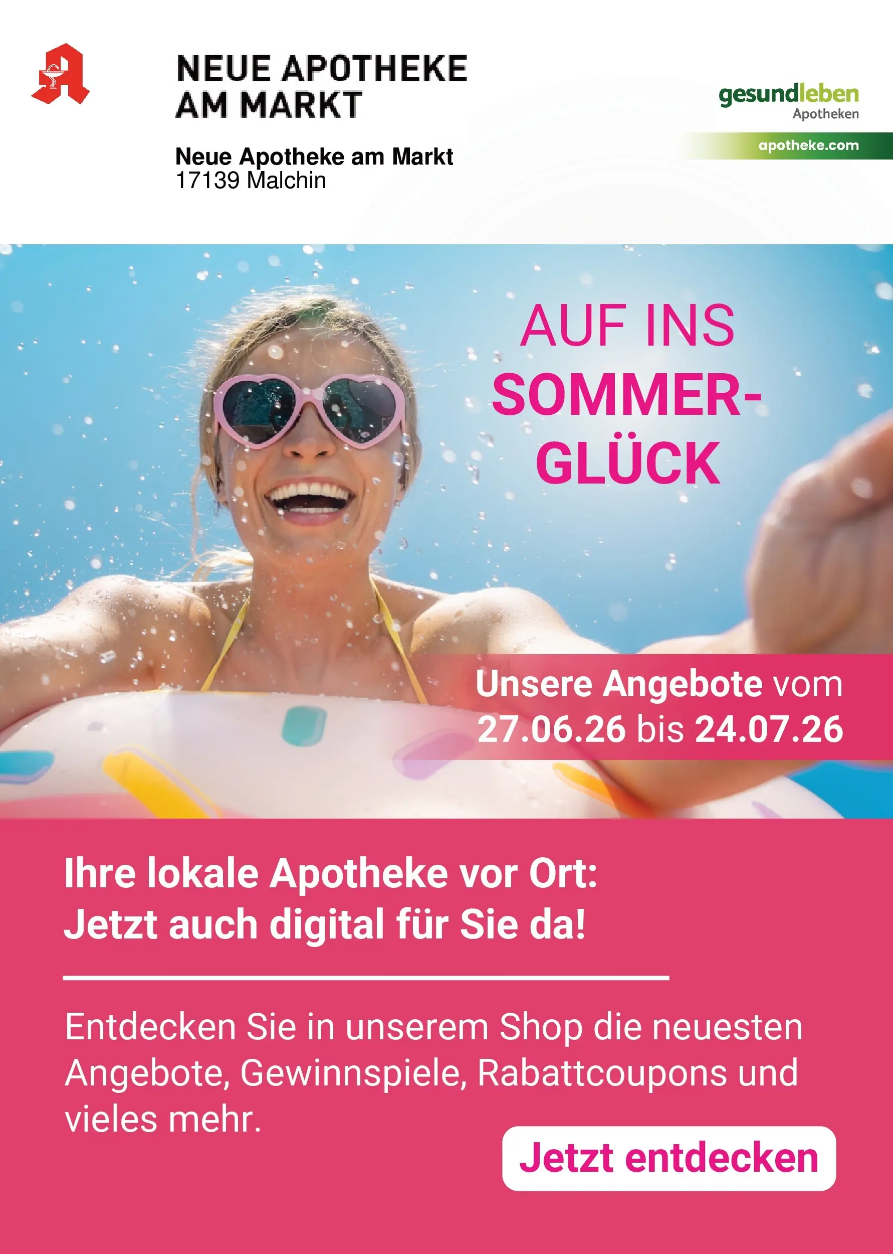 Angebote - Ihre Apotheke vor Ort: Jetzt alle Angebote auch online entdecken! (ab 26.06.2026) zum Blättern | Seite: 1