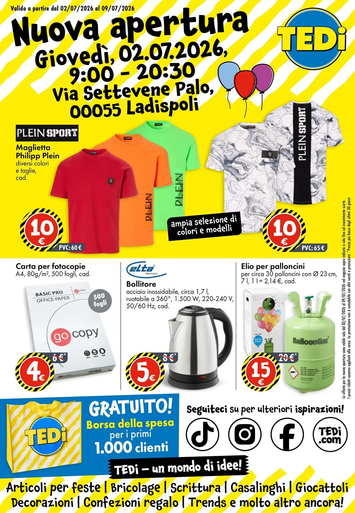 Nuovo TEDi - Nueva apertura dal 27/06/2026 > offerte anteprima 🛍️ | Pagina: 1