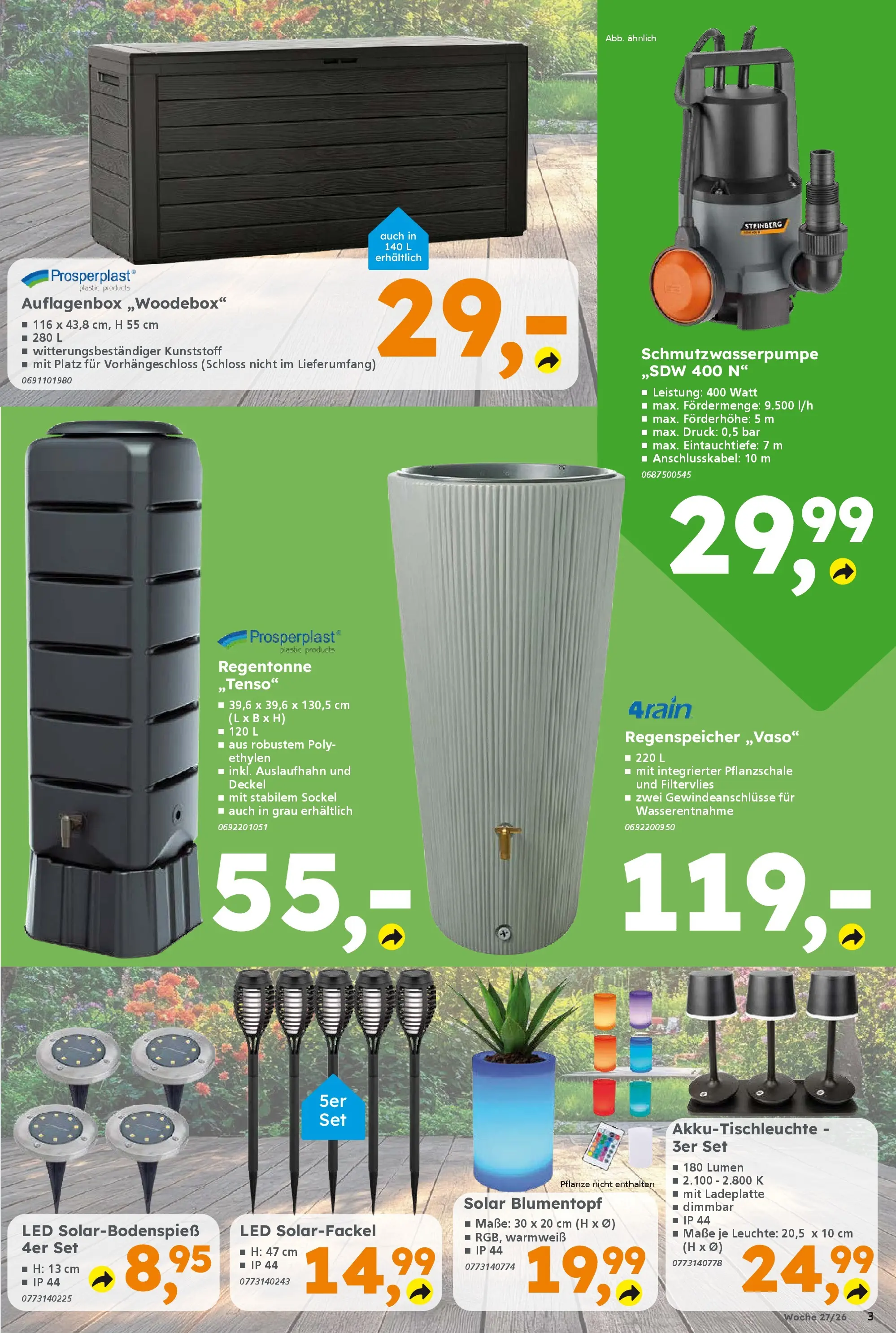 Globus Baumarkt - Globus Baumarkt: Wochenangebote (ab 28.06.2026) zum Blättern | Seite: 3 | Produkte: Blumentopf