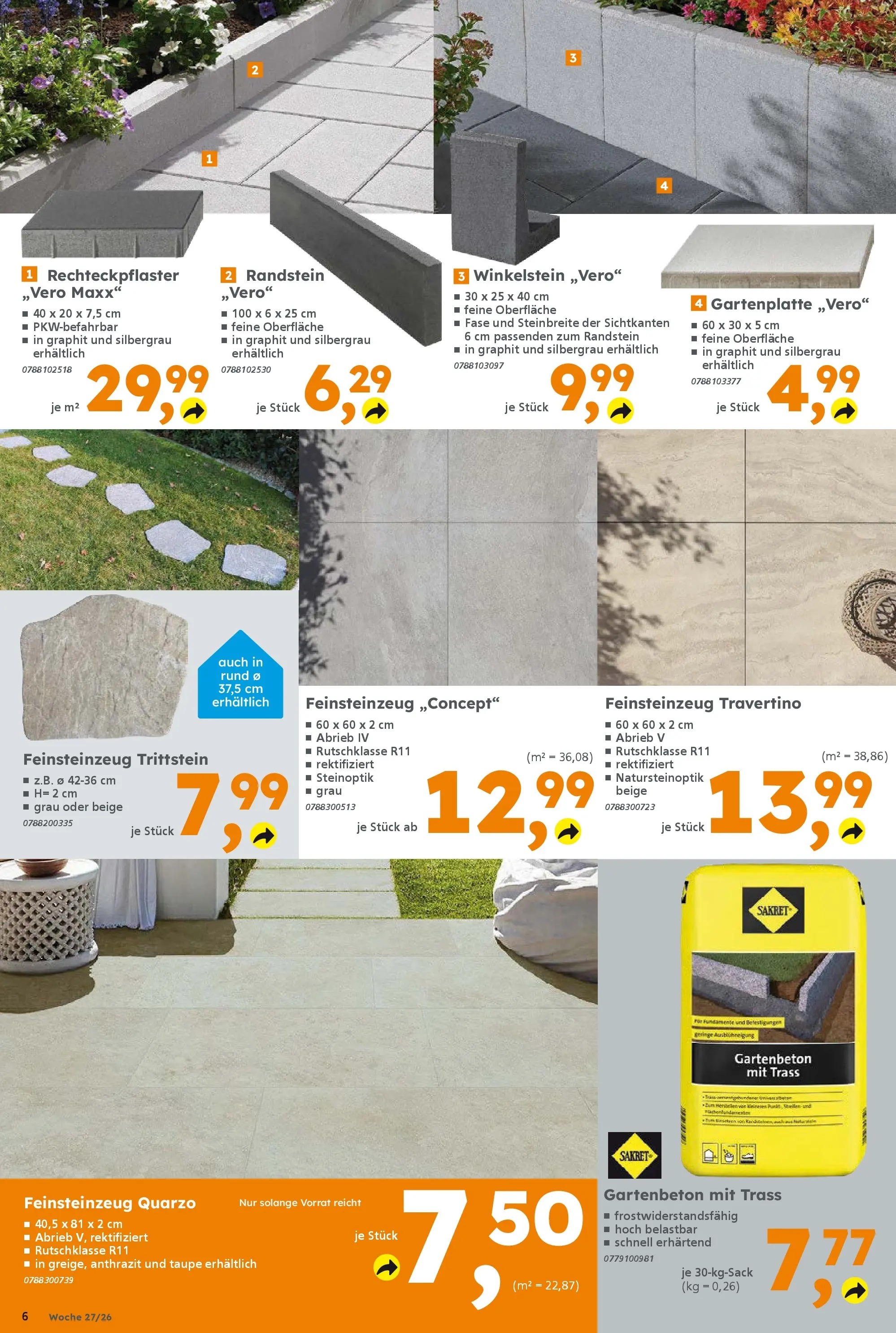 Globus Baumarkt - Globus Baumarkt: Wochenangebote (ab 28.06.2026) zum Blättern | Seite: 6