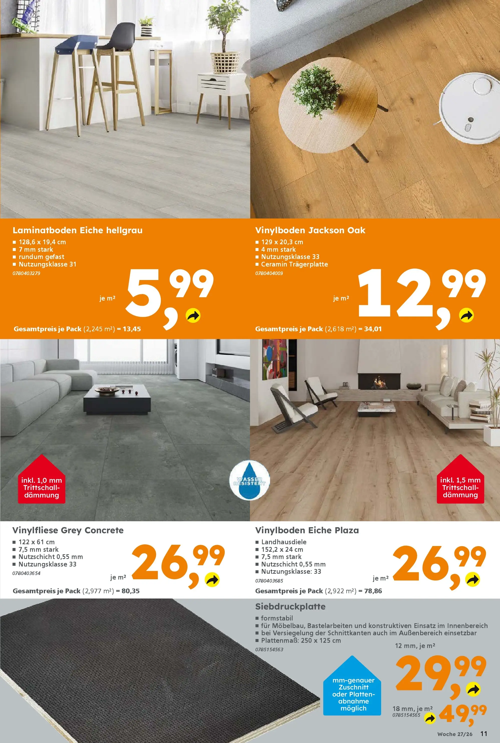 Globus Baumarkt - Globus Baumarkt: Wochenangebote (ab 28.06.2026) zum Blättern | Seite: 11