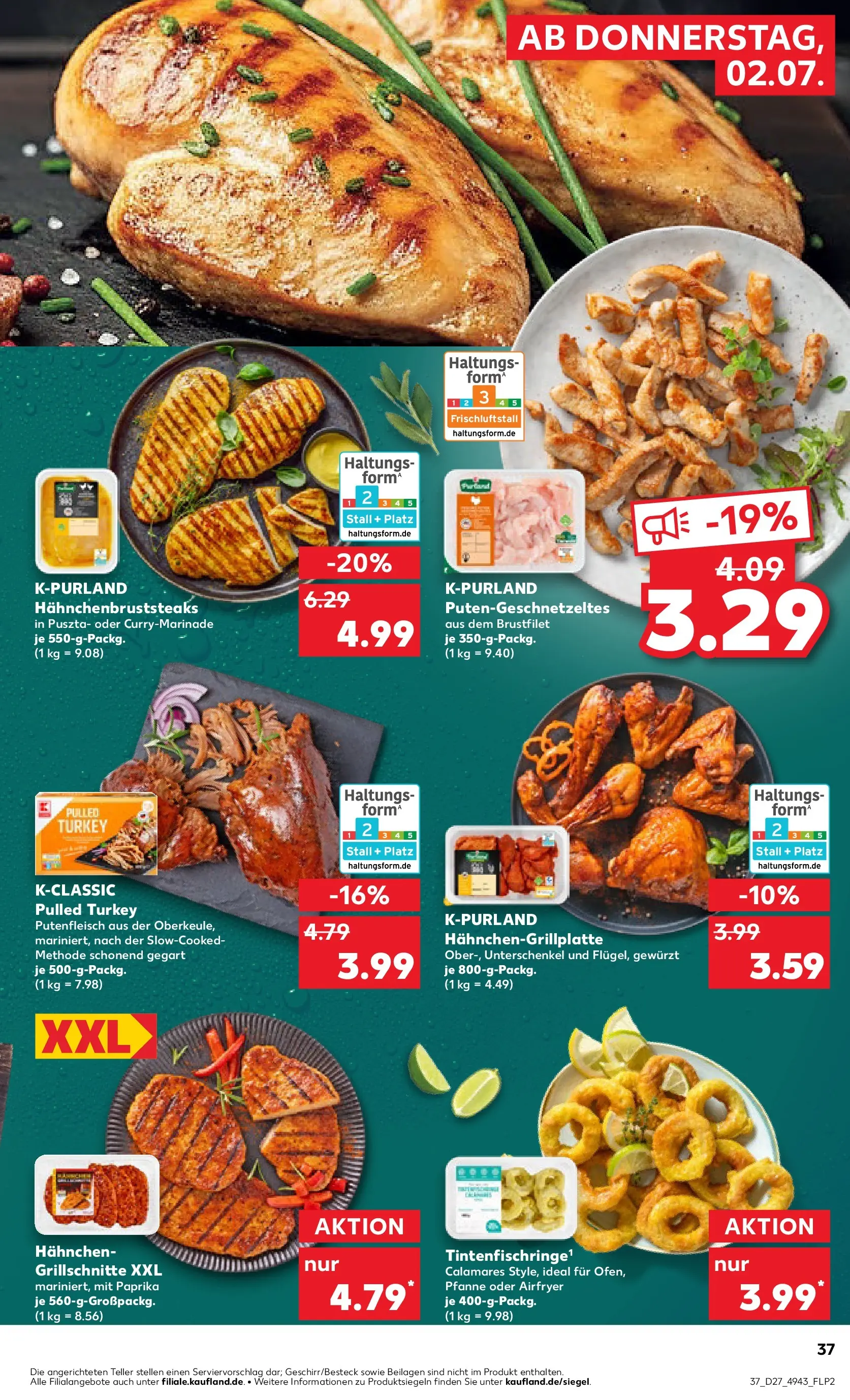 Prospekt Kaufland ab 29.06.2026 » Angebote Online zum Blättern | Seite: 48 | Produkte: Hahnchen, Paprika