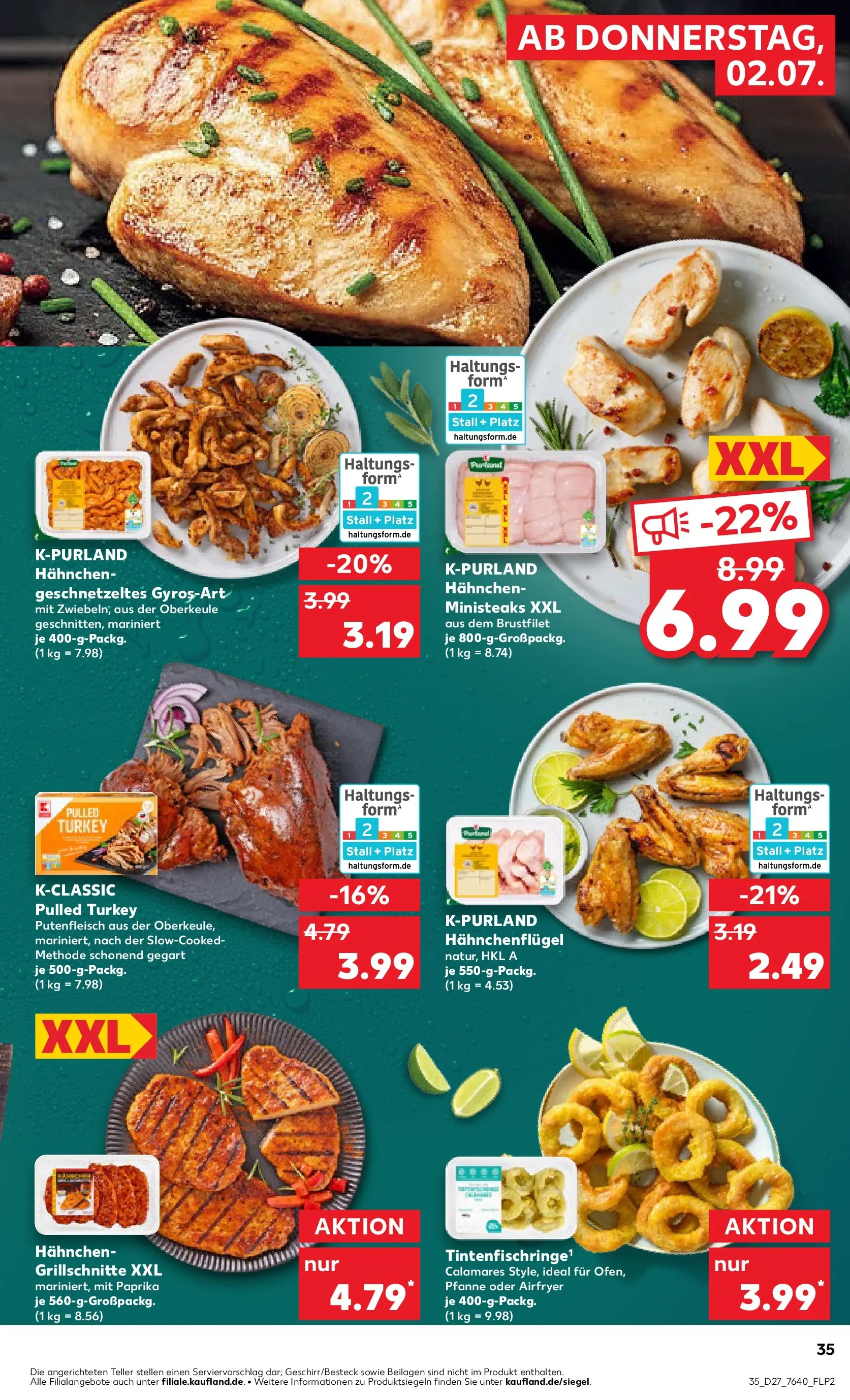 Prospekt Kaufland ab 29.06.2026 » Angebote Online zum Blättern | Seite: 46 | Produkte: Hahnchen, Paprika