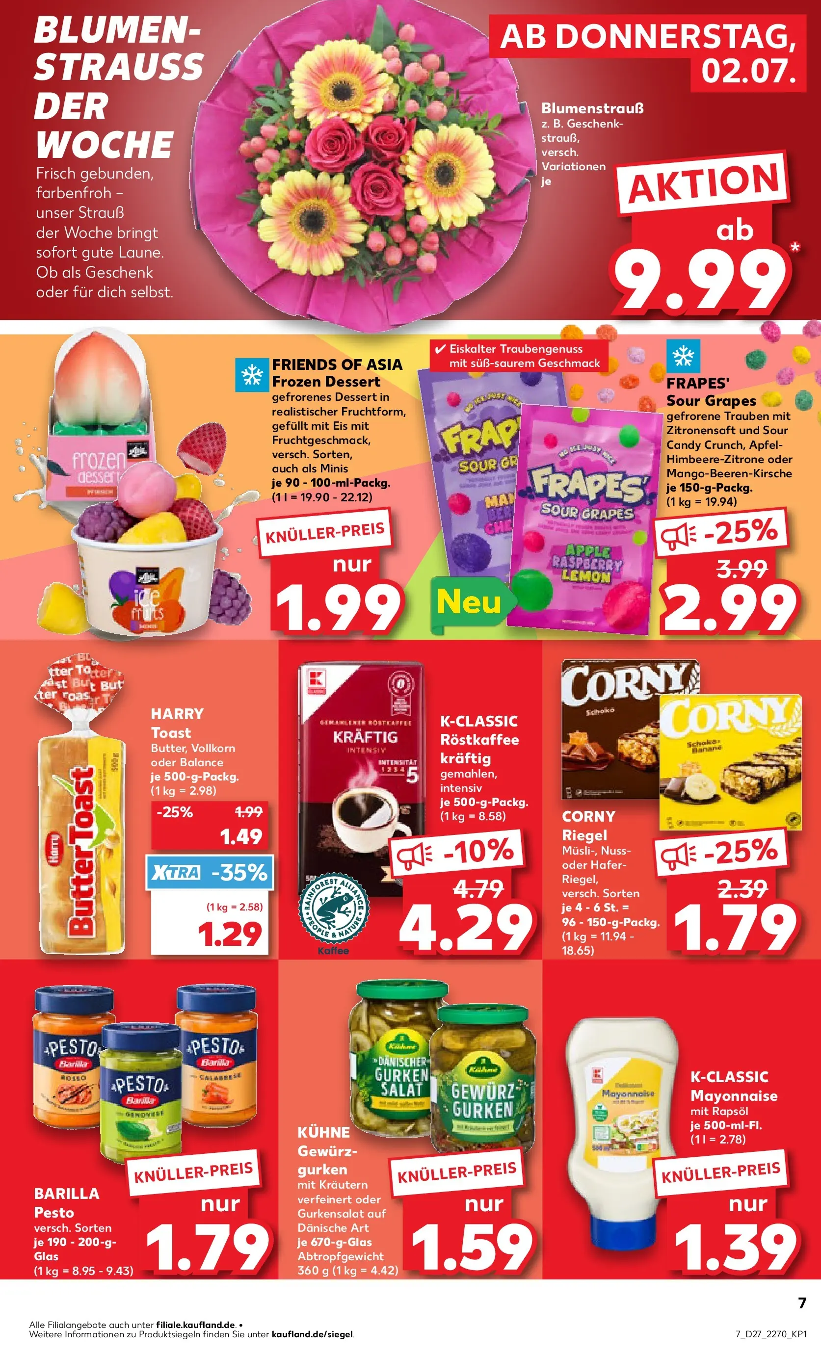Prospekt Kaufland ab 29.06.2026 » Angebote Online zum Blättern | Seite: 18 | Produkte: Butter, Blumen, Äpfel, Mayonnaise