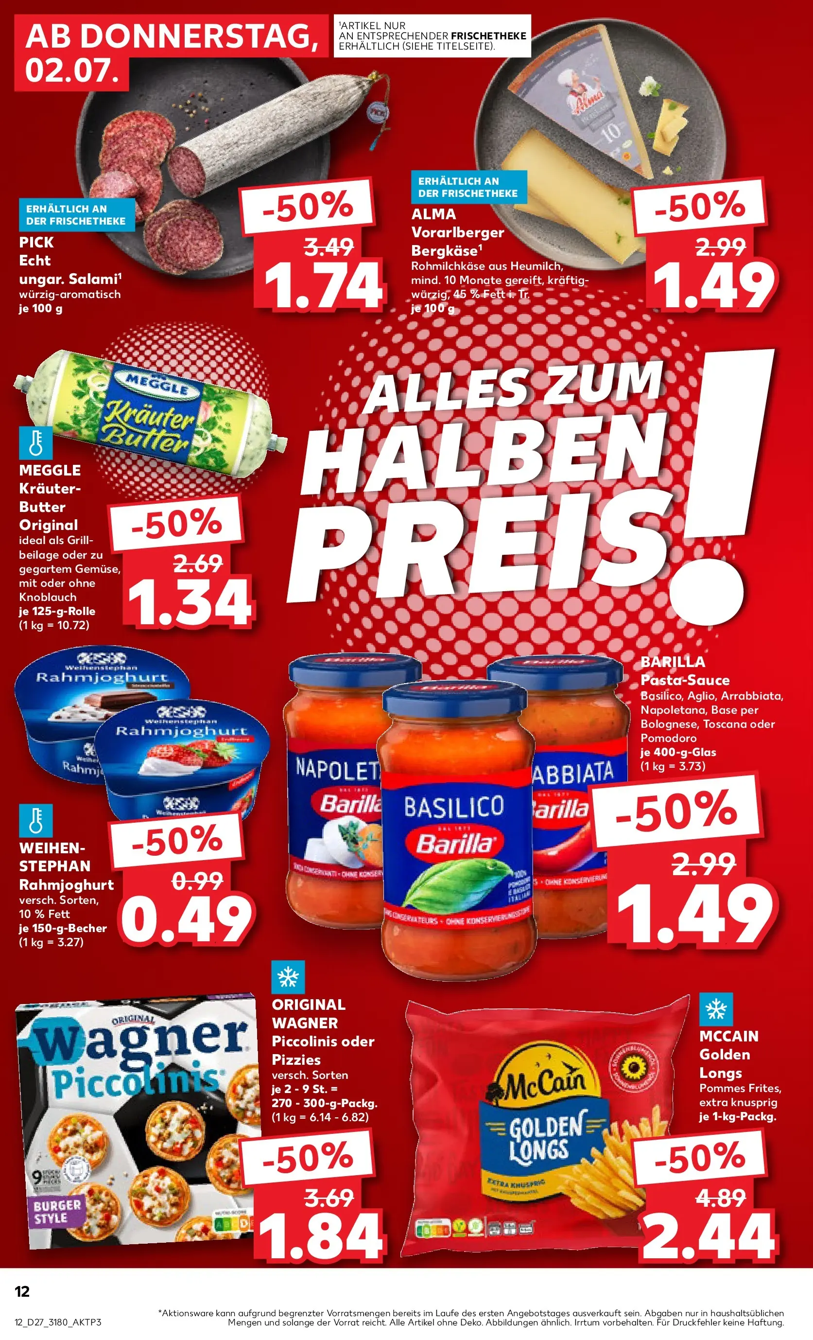 Prospekt Kaufland ab 29.06.2026 » Angebote Online zum Blättern | Seite: 23 | Produkte: Grill, Barilla, Burger, Knoblauch