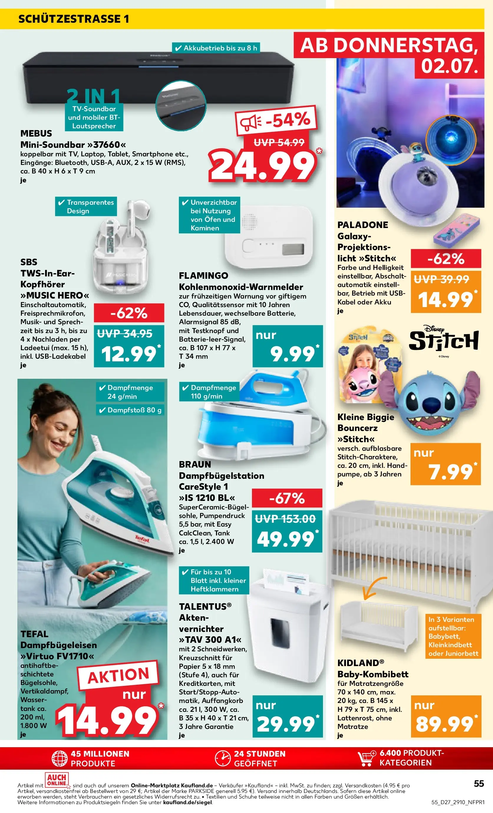 Prospekt Kaufland ab 29.06.2026 » Angebote Online zum Blättern | Seite: 66 | Produkte: Kabel, Ofen, Wasser, Smartphone