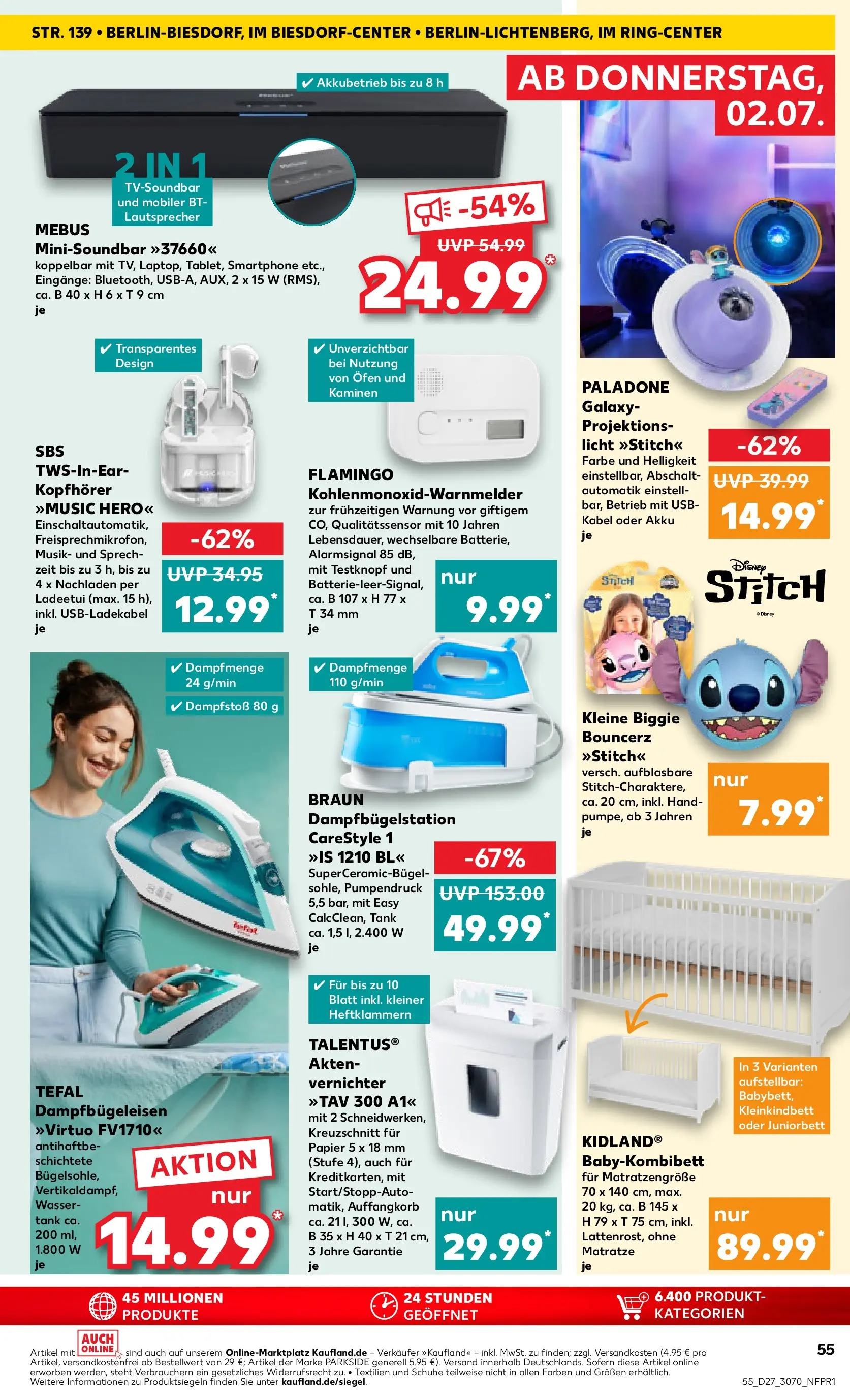 Prospekt Kaufland ab 29.06.2026 » Angebote Online zum Blättern | Seite: 66 | Produkte: Lautsprecher, USB, Matratze, Smartphone