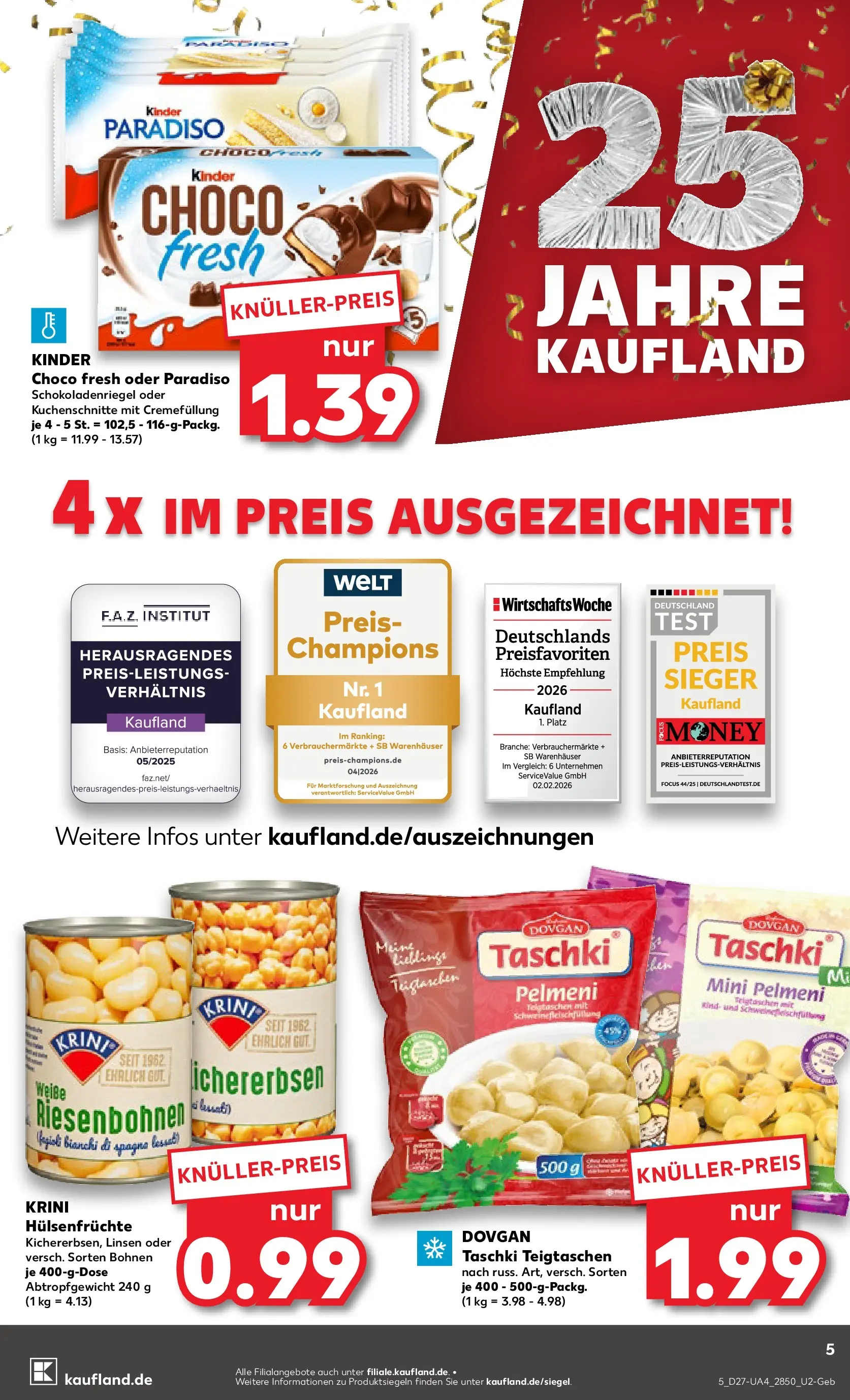 Prospekt Kaufland ab 02.07.2026 ยป Angebote und Werbung Online | Seite: 5 Prospekt Kaufland ab 02.07.2026 ยป Angebote Online zum Blรคttern | Seite: 5