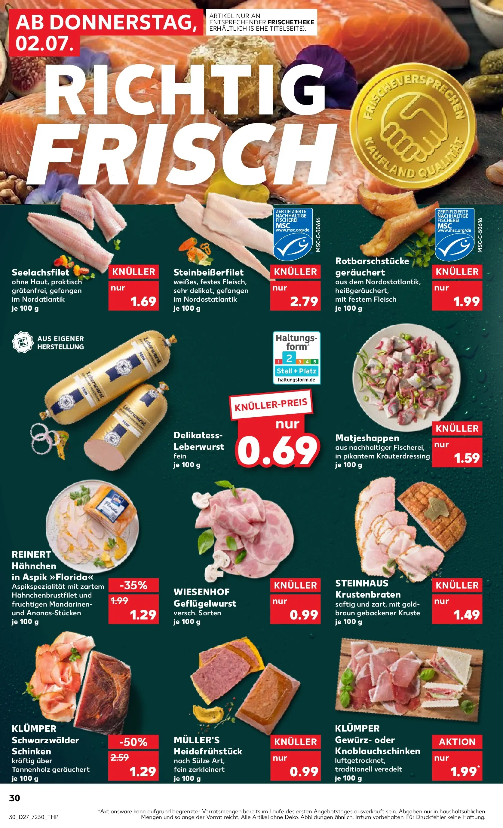 Prospekt Kaufland ab 29.06.2026 » Angebote Online zum Blättern | Seite: 41 | Produkte: Hahnchen, Mandarinen, Krustenbraten, Fleisch