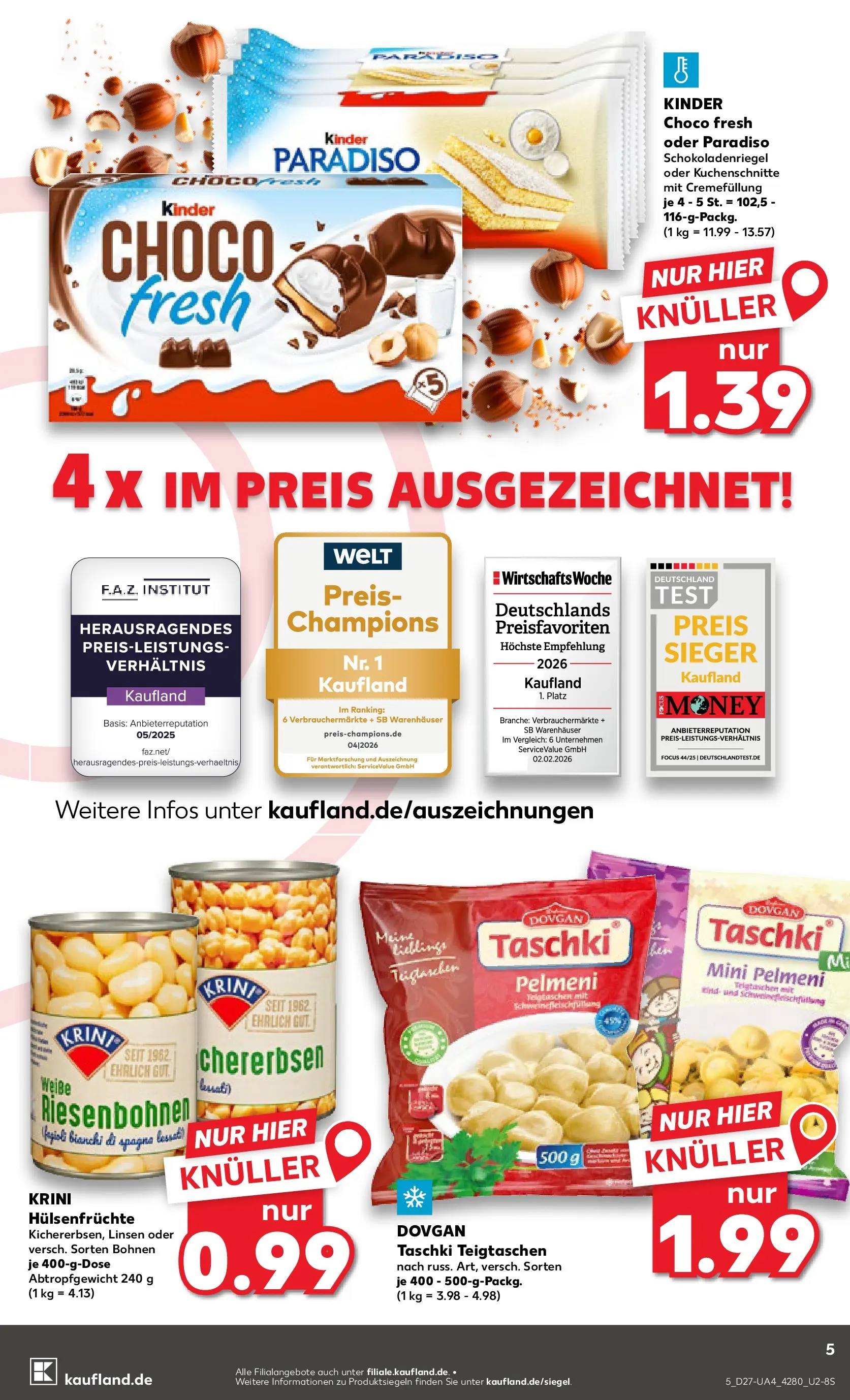 Prospekt Kaufland ab 02.07.2026 ยป Angebote und Werbung Online | Seite: 5 Prospekt Kaufland ab 02.07.2026 ยป Angebote Online zum Blรคttern | Seite: 5