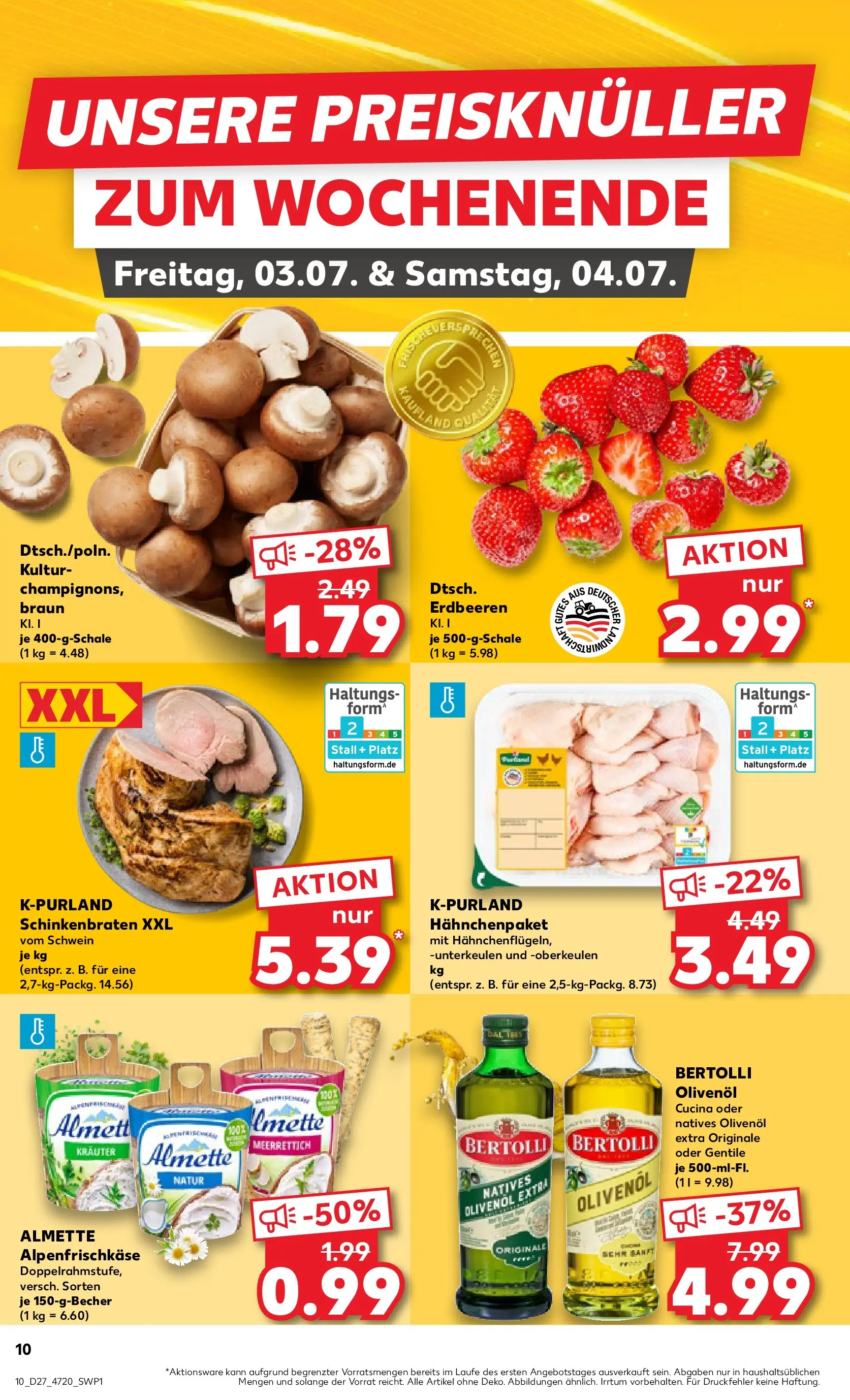 Prospekt Kaufland ab 29.06.2026 » Angebote Online zum Blättern | Seite: 21 | Produkte: Almette, Olivenol, Erdbeeren