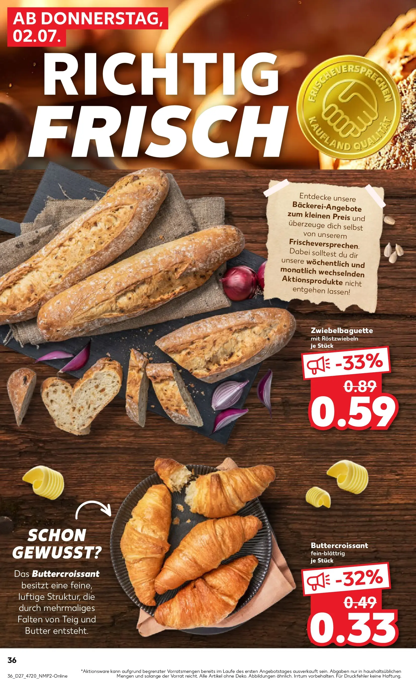 Prospekt Kaufland ab 29.06.2026 » Angebote Online zum Blättern | Seite: 47 | Produkte: Butter