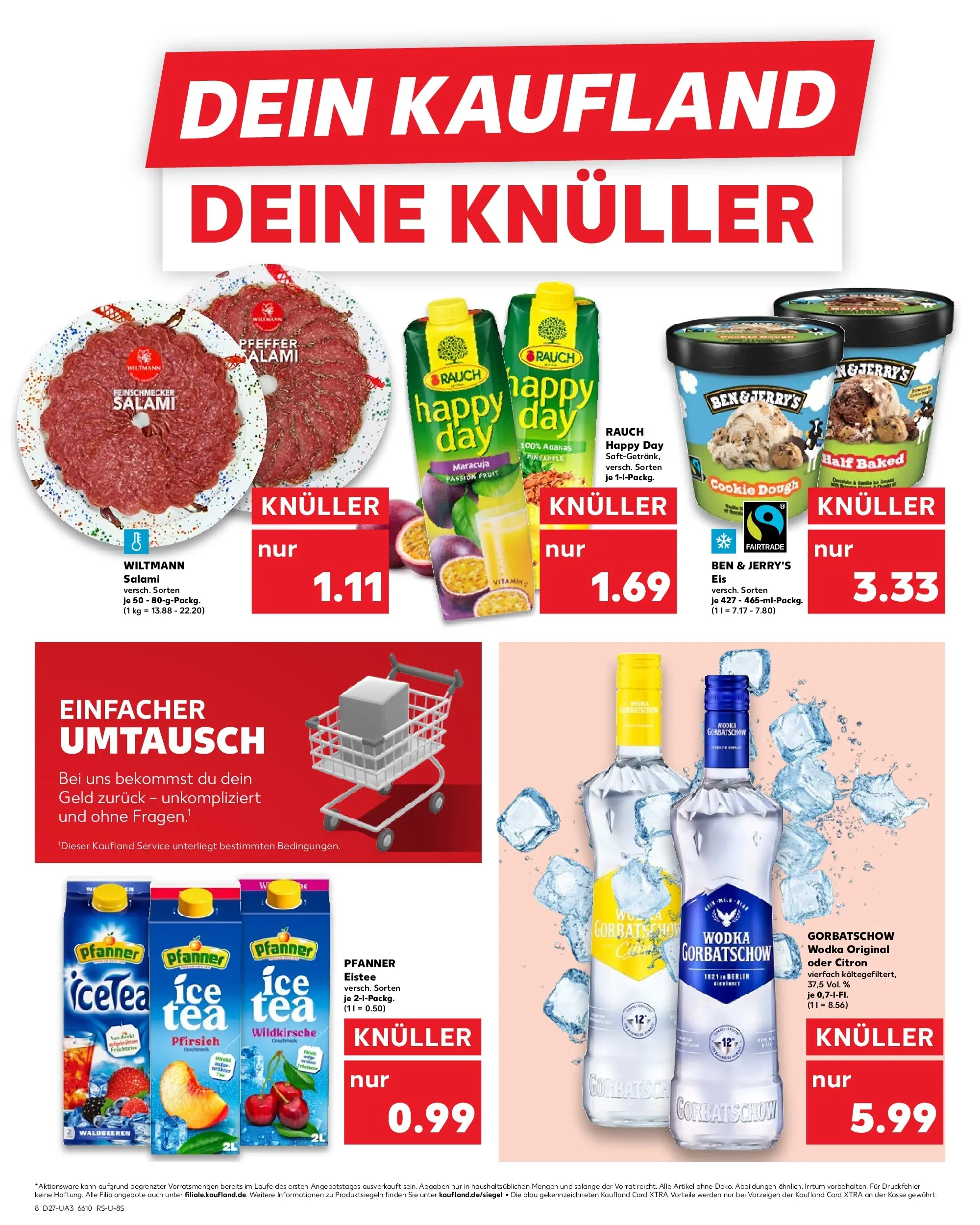 Prospekt Kaufland ab 02.07.2026 » Angebote Online zum Blättern | Seite: 8 | Produkte: Ananas, Pfirsich, Wodka gorbatschow, Wodka
