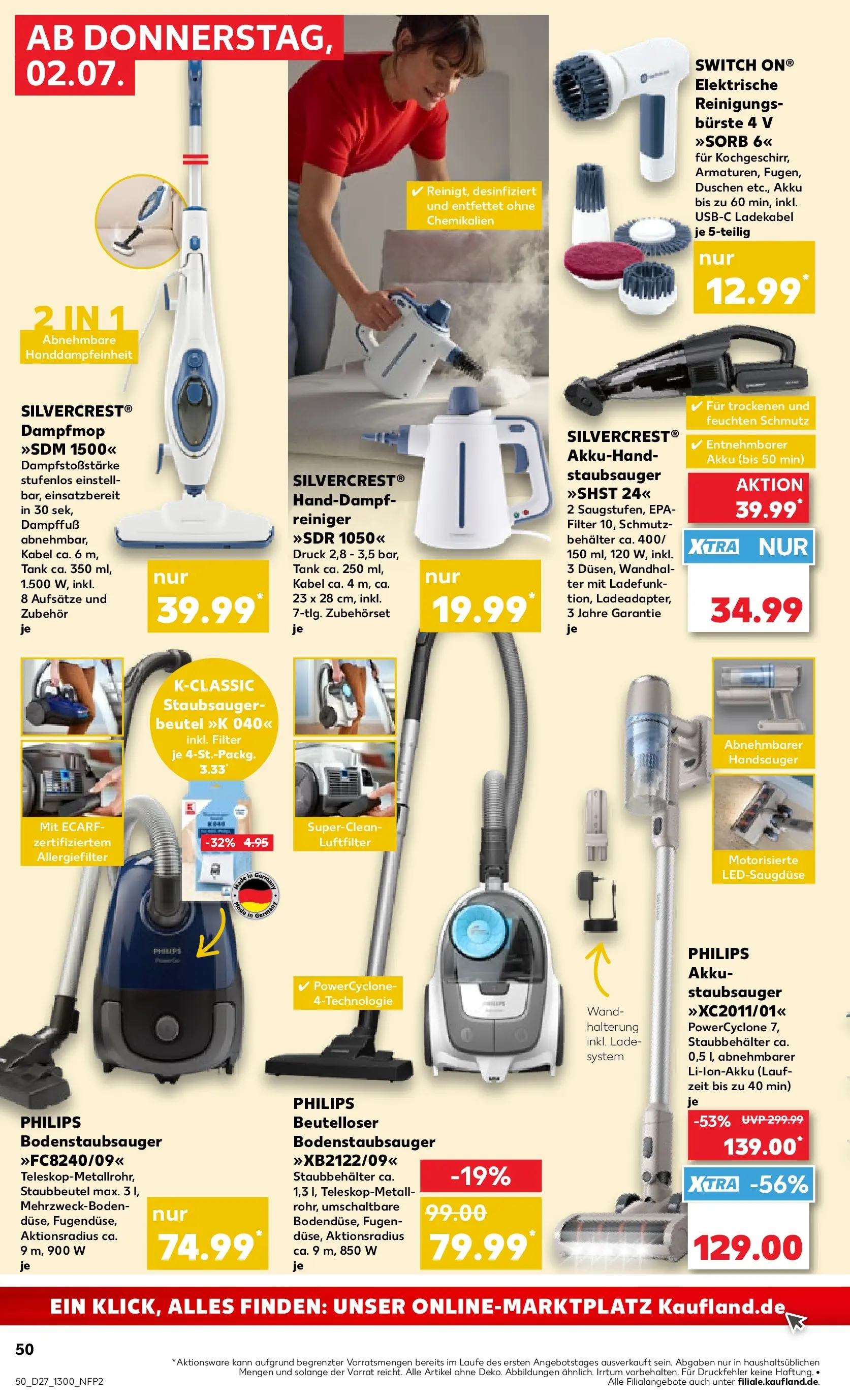Prospekt Kaufland ab 02.07.2026 » Angebote Online zum Blättern | Seite: 58 | Produkte: Kabel, Philips, Bürste, Ladekabel