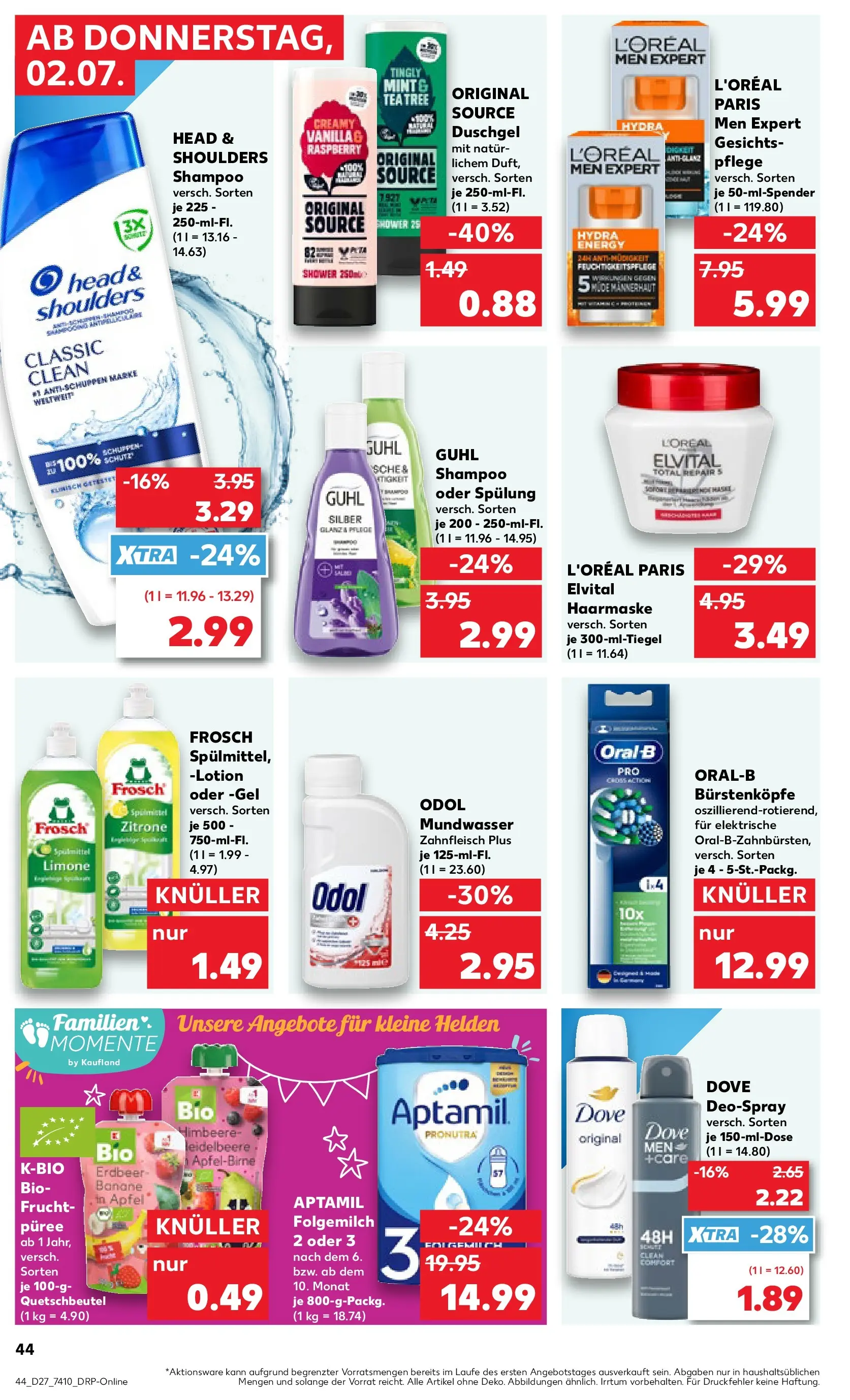 Prospekt Kaufland ab 29.06.2026 » Angebote Online zum Blättern | Seite: 55 | Produkte: Energy, Äpfel, Haarmaske, Himbeere