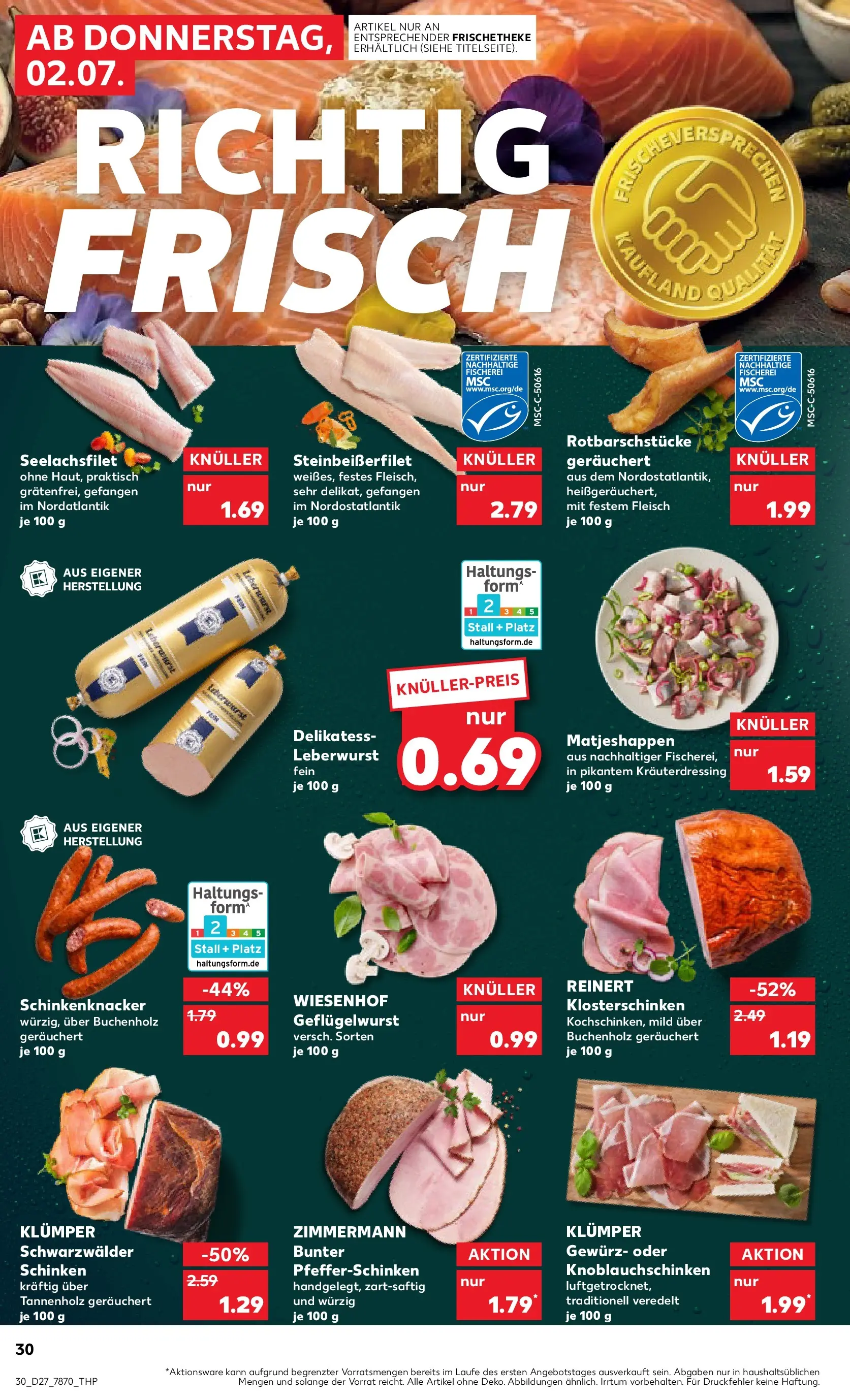 Prospekt Kaufland ab 29.06.2026 » Angebote Online zum Blättern | Seite: 37 | Produkte: Schinken, Fleisch