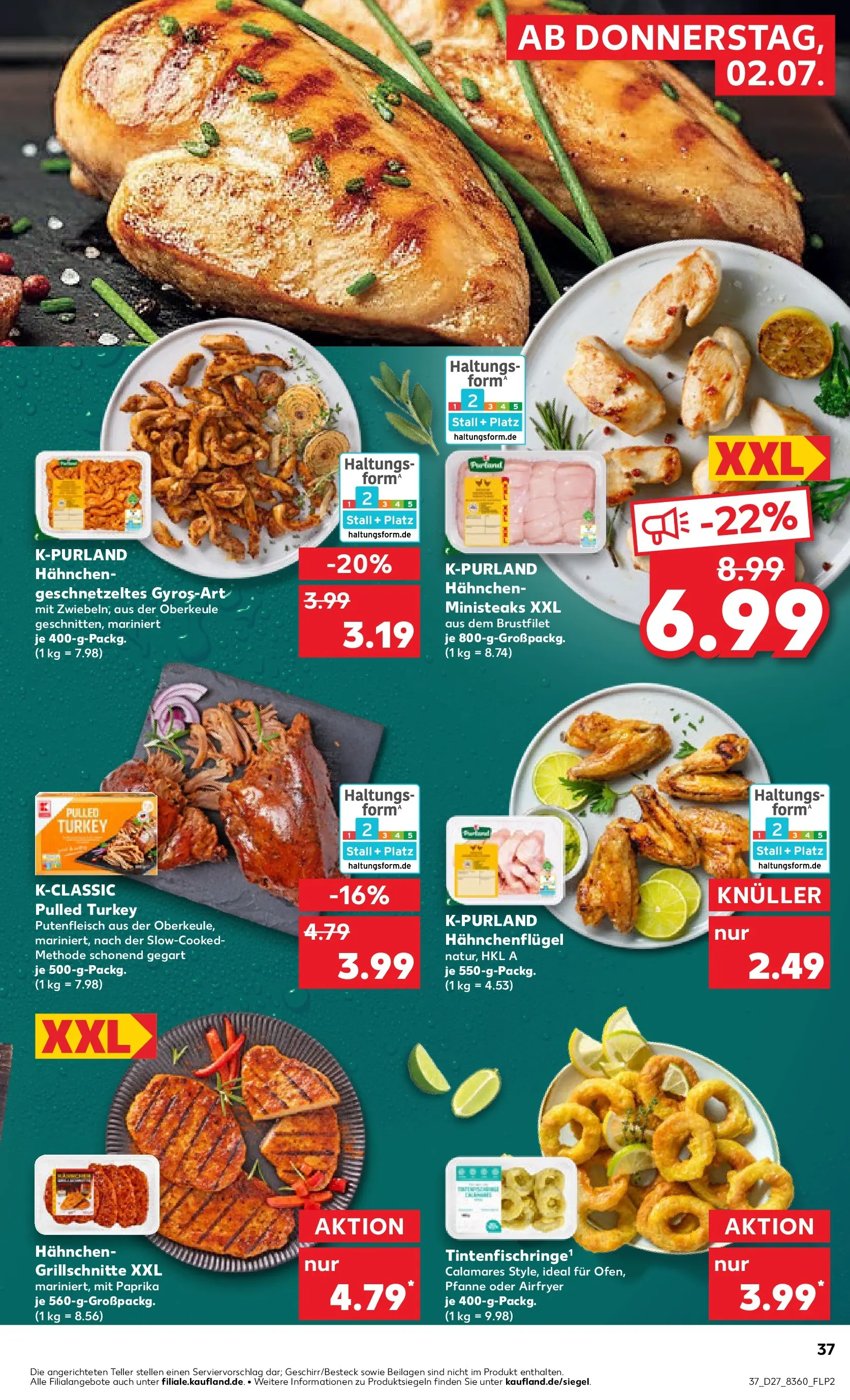 Prospekt Kaufland ab 29.06.2026 » Angebote Online zum Blättern | Seite: 48 | Produkte: Hahnchen, Paprika